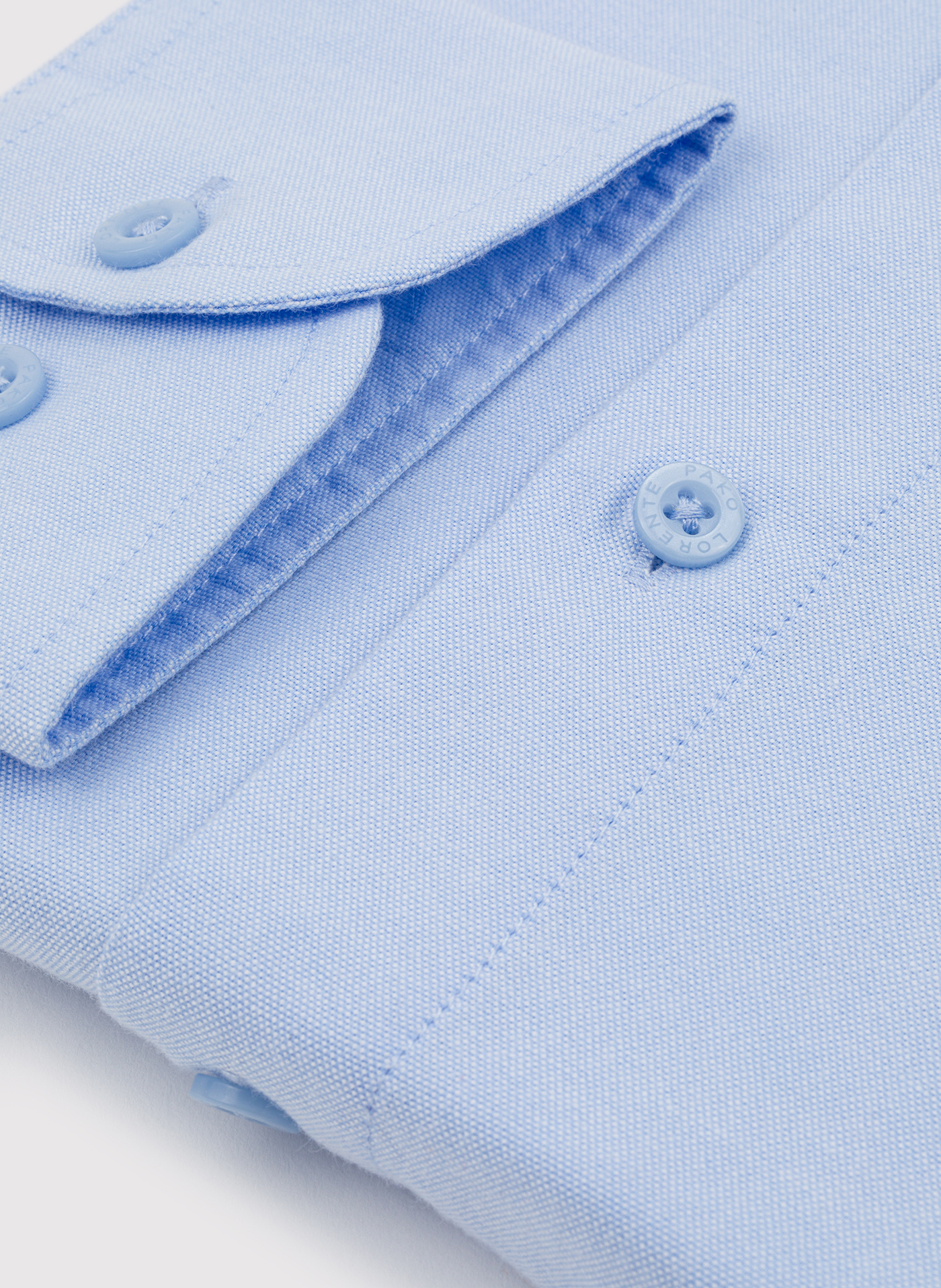 Niebieska bawełniana koszula męska - Pako Lorente