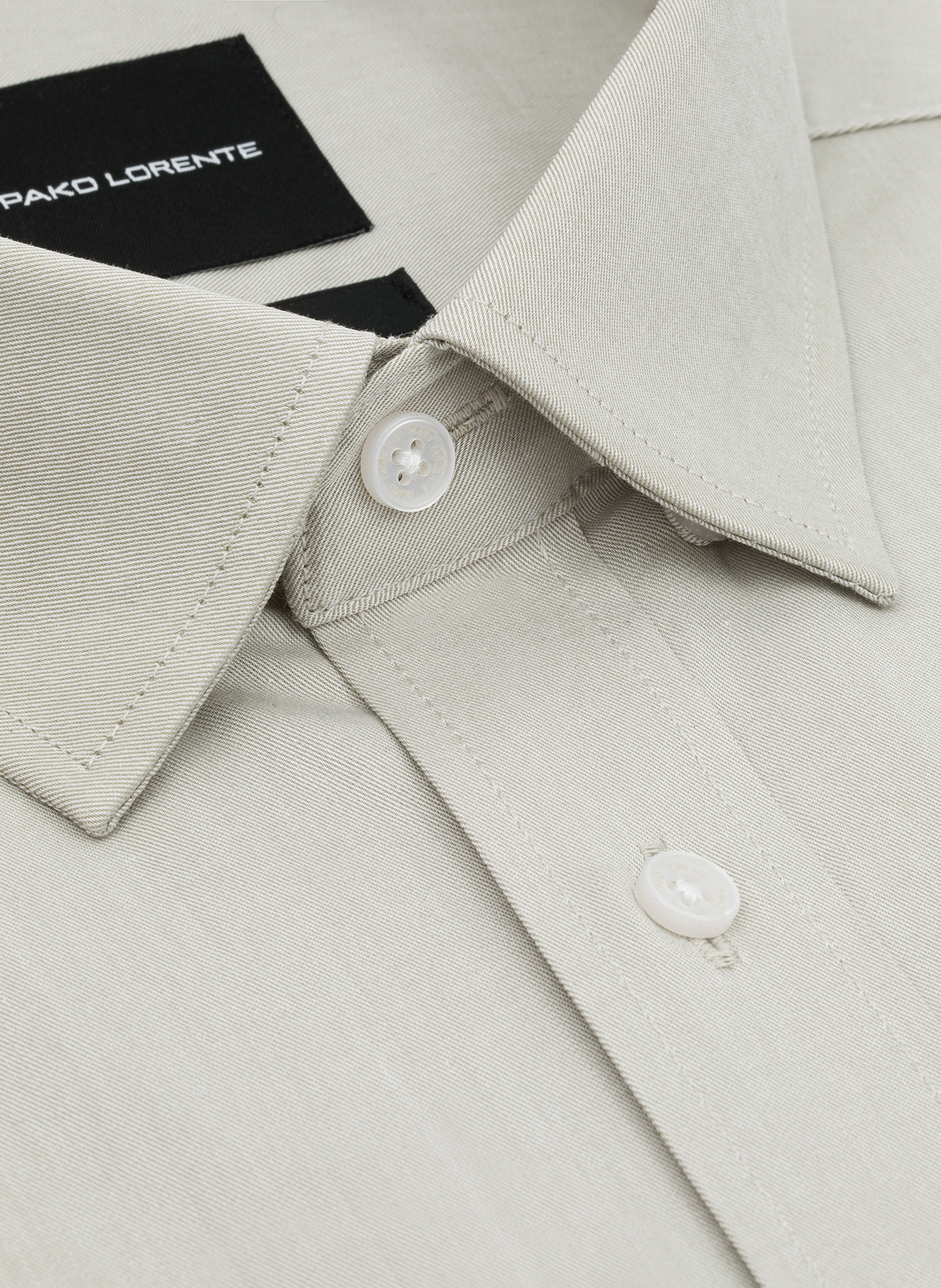 PAKO LORENTE - Oliwkowa koszula męska - Pako Lorente