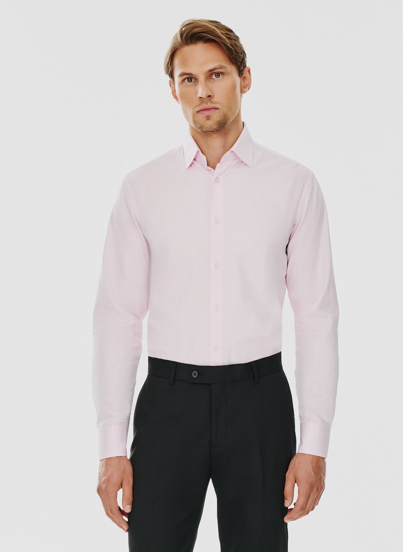 Różowa koszula męska - Pako Lorente