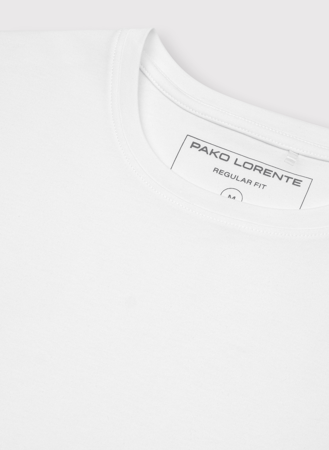 Biały t-shirt męski - Pako Lorente