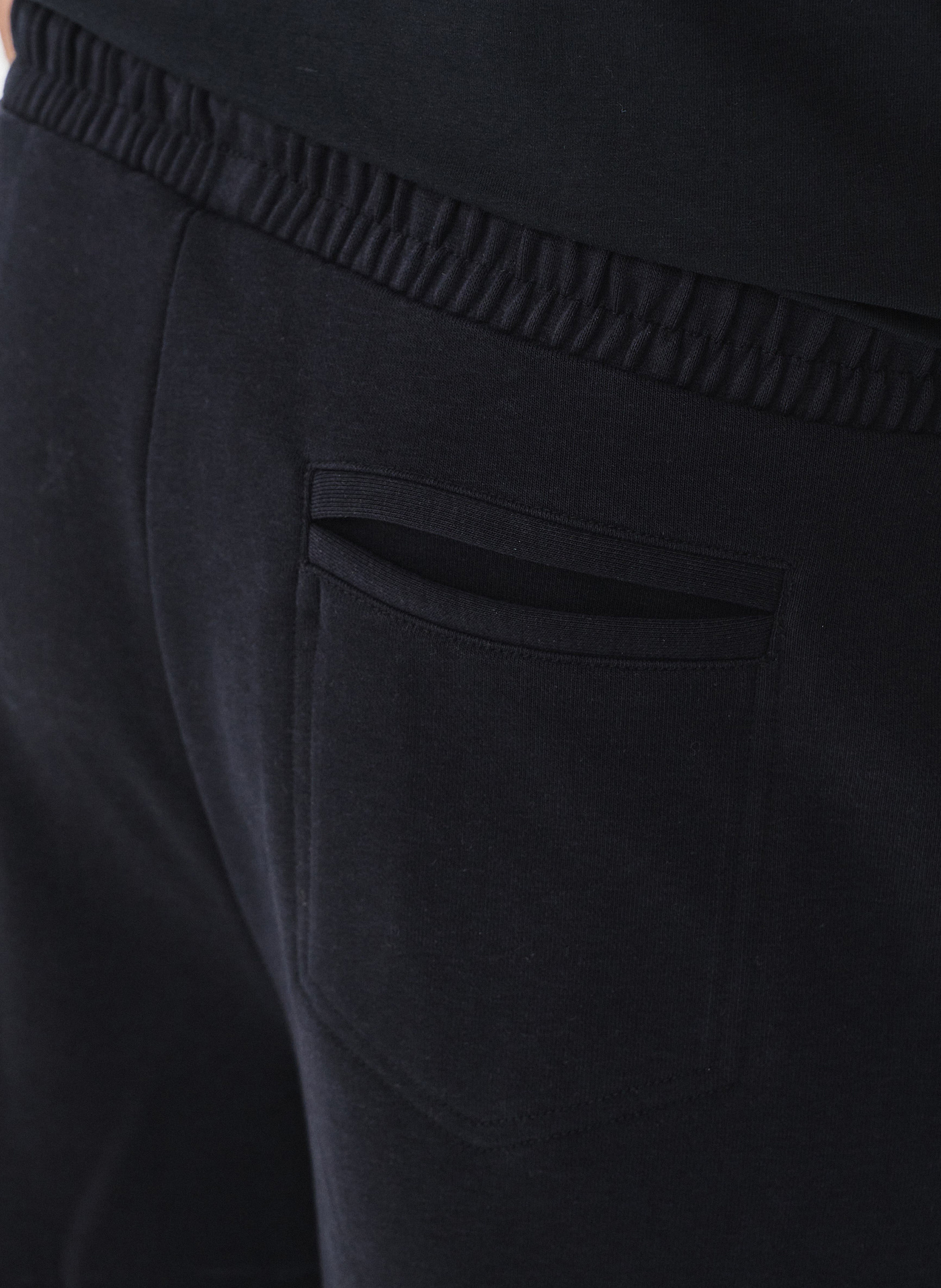 Dzianinowe spodnie dresowe w granatowym kolorze - Pako Lorente