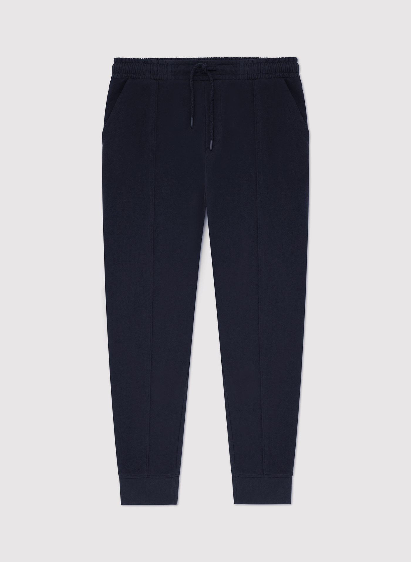Dzianinowe spodnie dresowe w granatowym kolorze - Pako Lorente