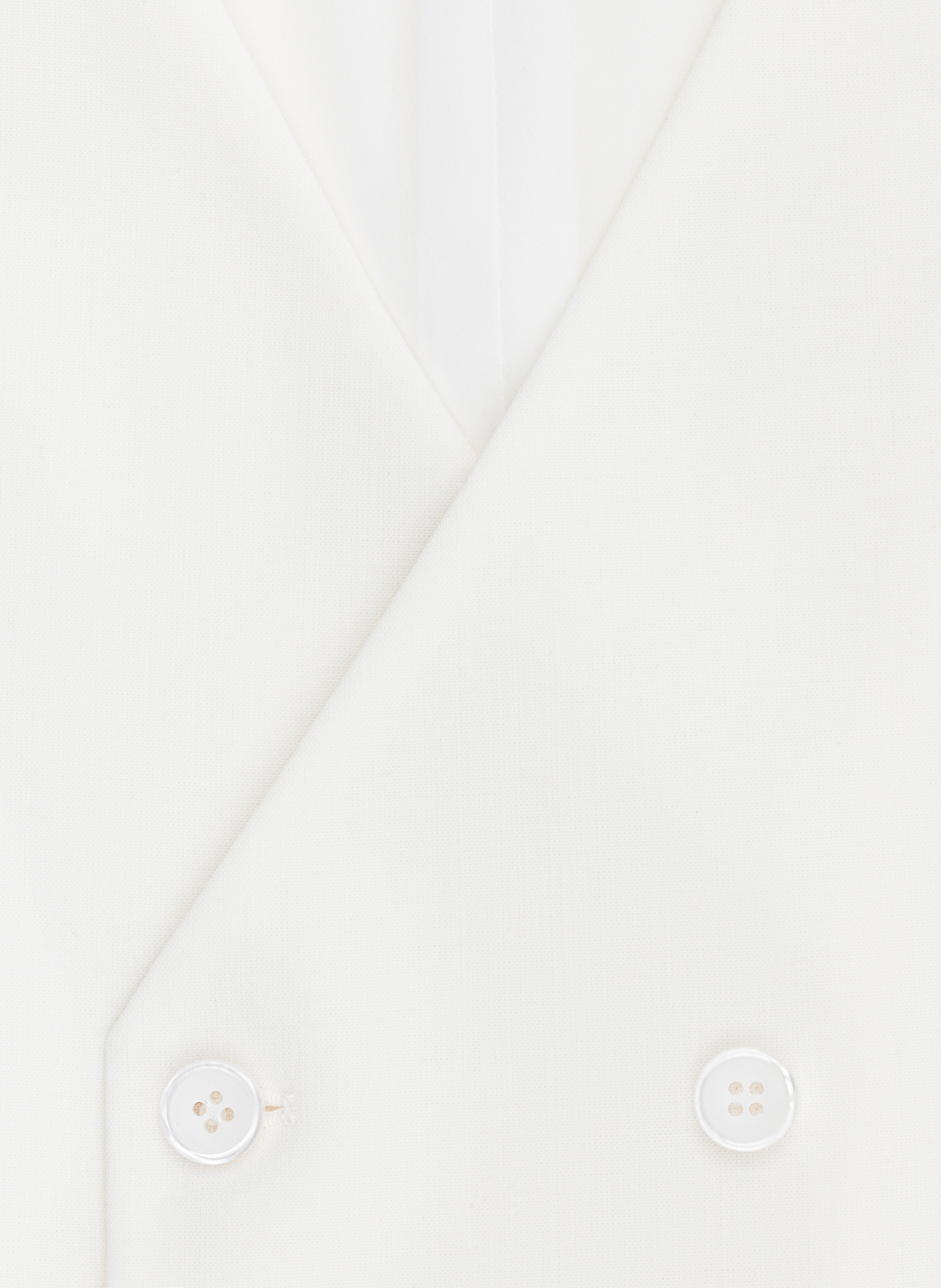 Beżowa dwurzędowa kamizelka męska - Pako Lorente