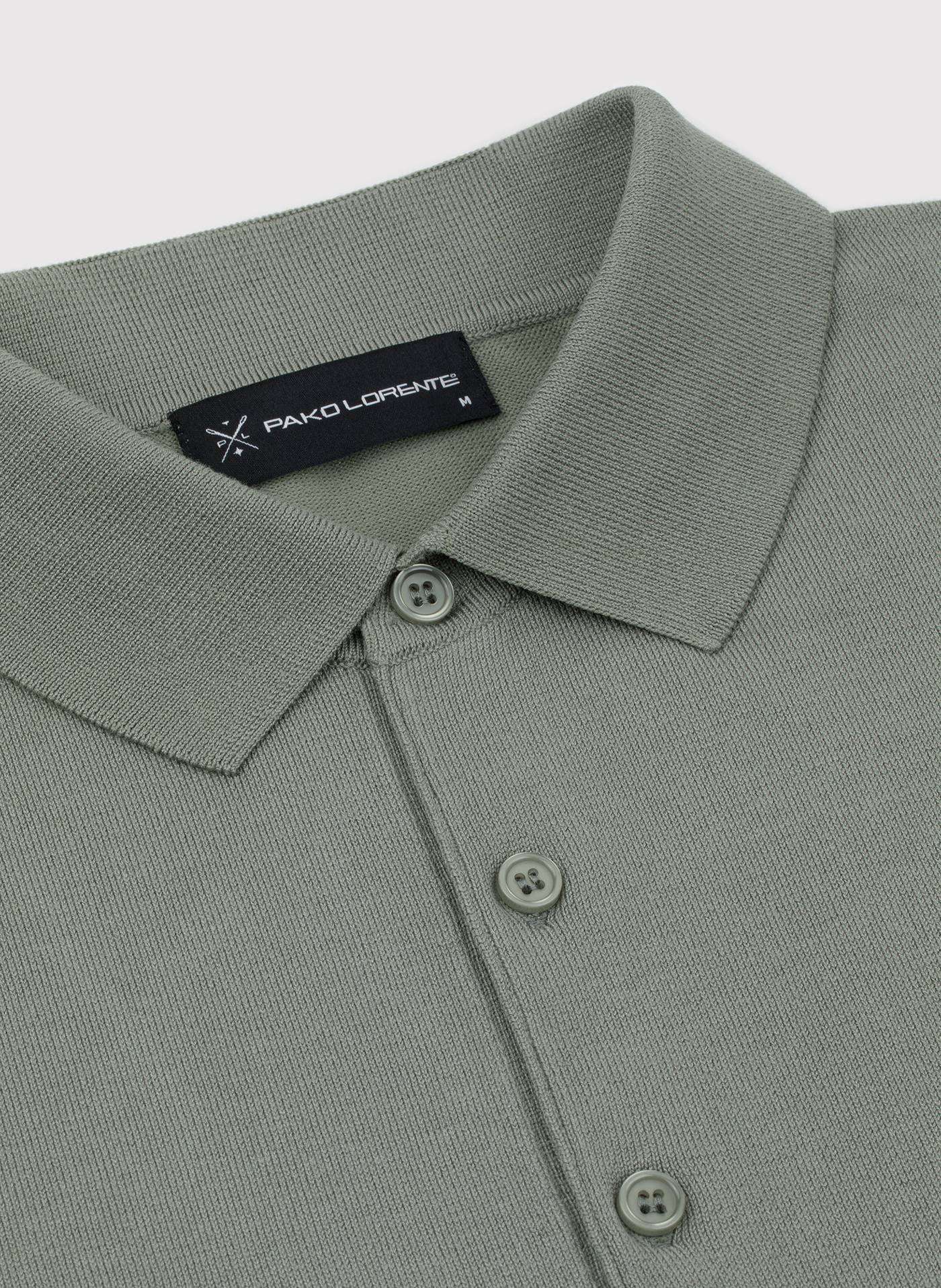 Zielony t-shirt polo - Pako Lorente