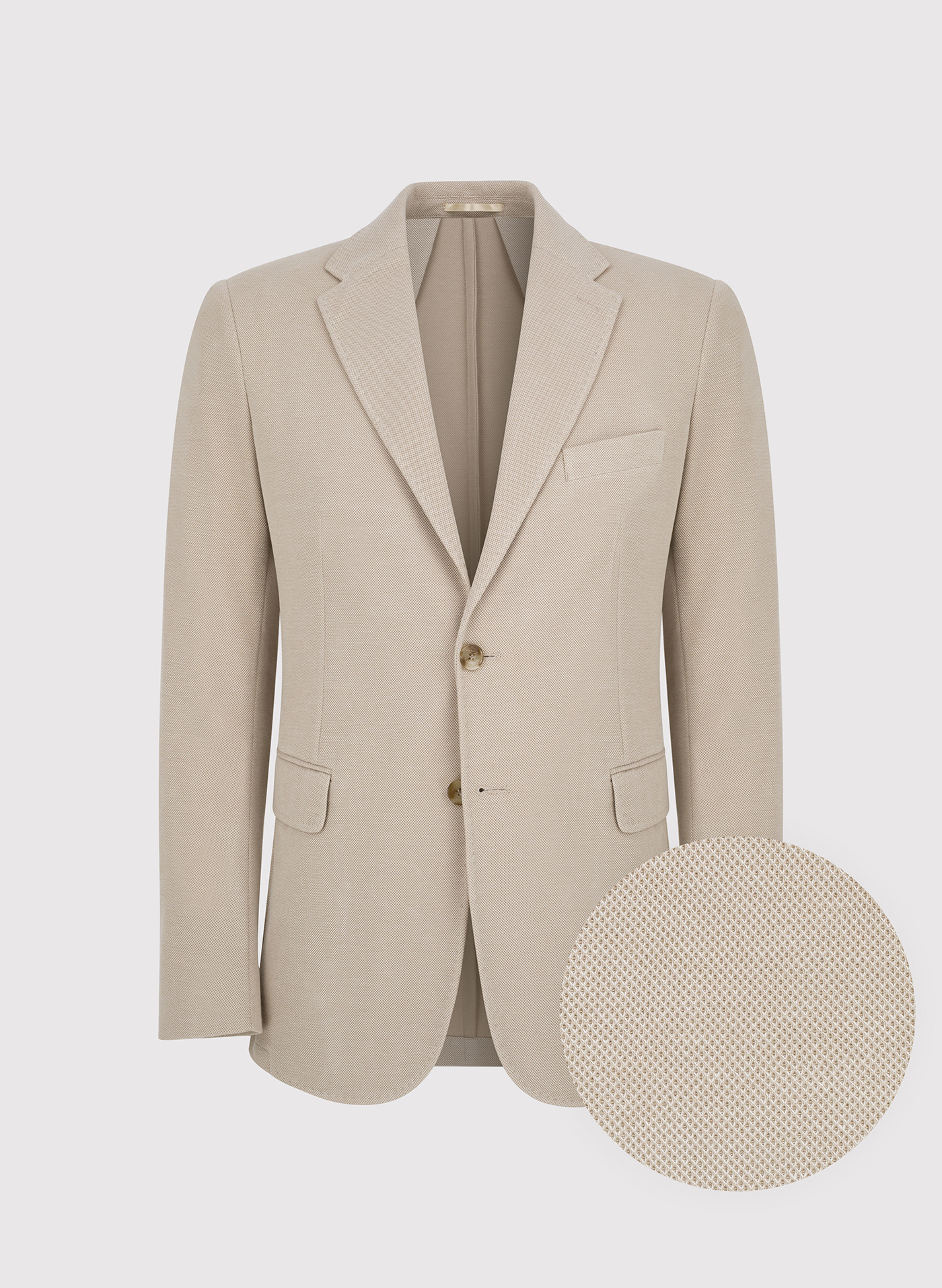 Beżowa marynarka z dzianiny - Pako Lorente