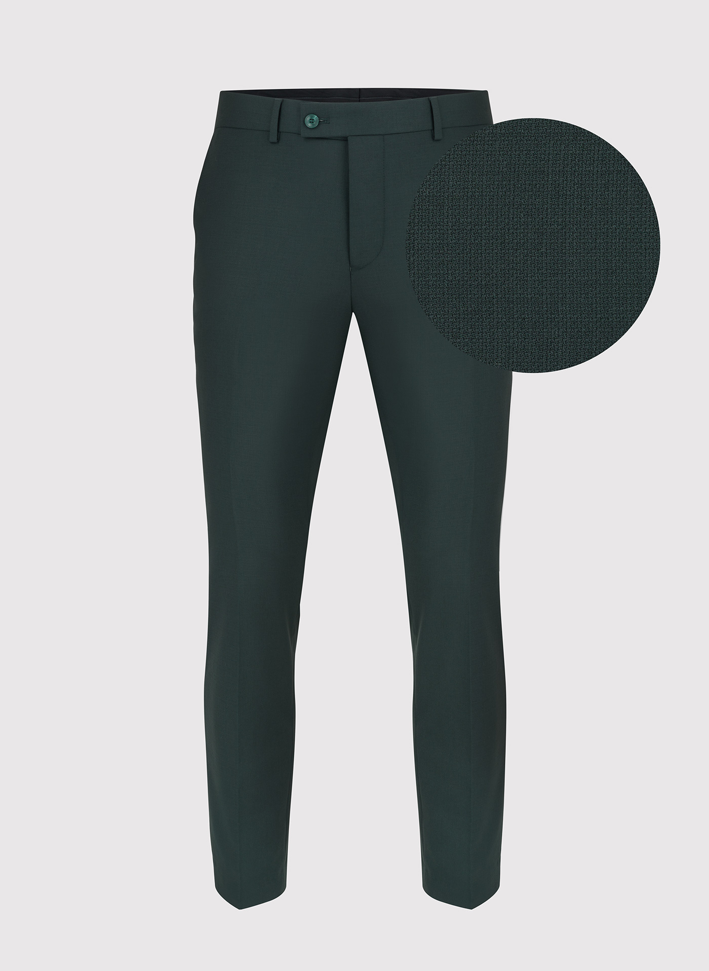 Zielone eleganckie spodnie męskie - Pako Lorente