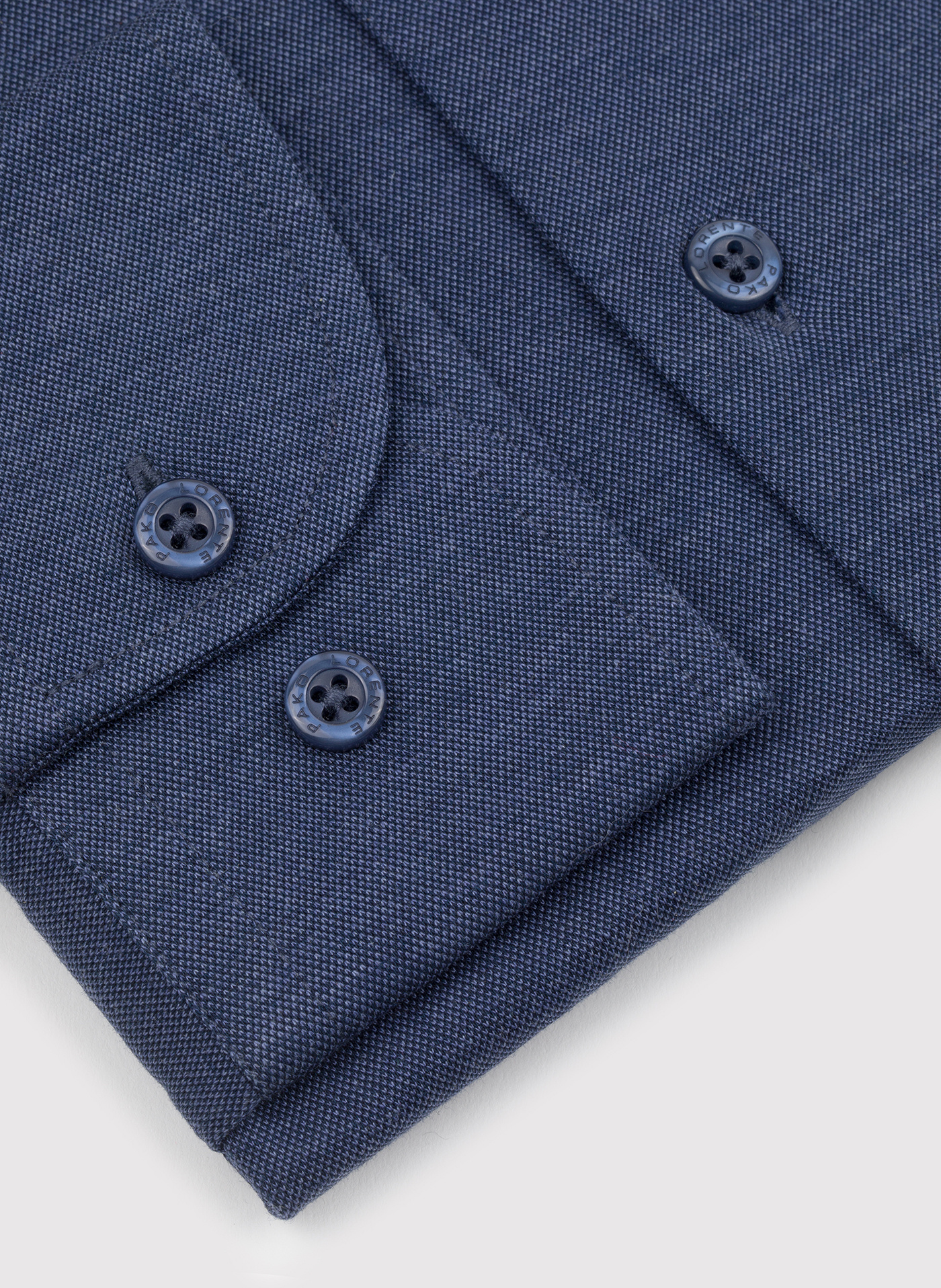 Ciemna niebieska bawełniana koszula męska - Pako Lorente