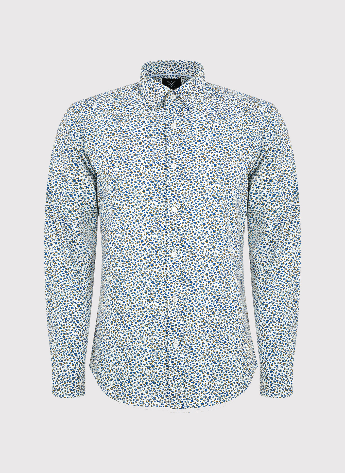 Koszula męska w kwiatki długi rękaw - Pako Lorente