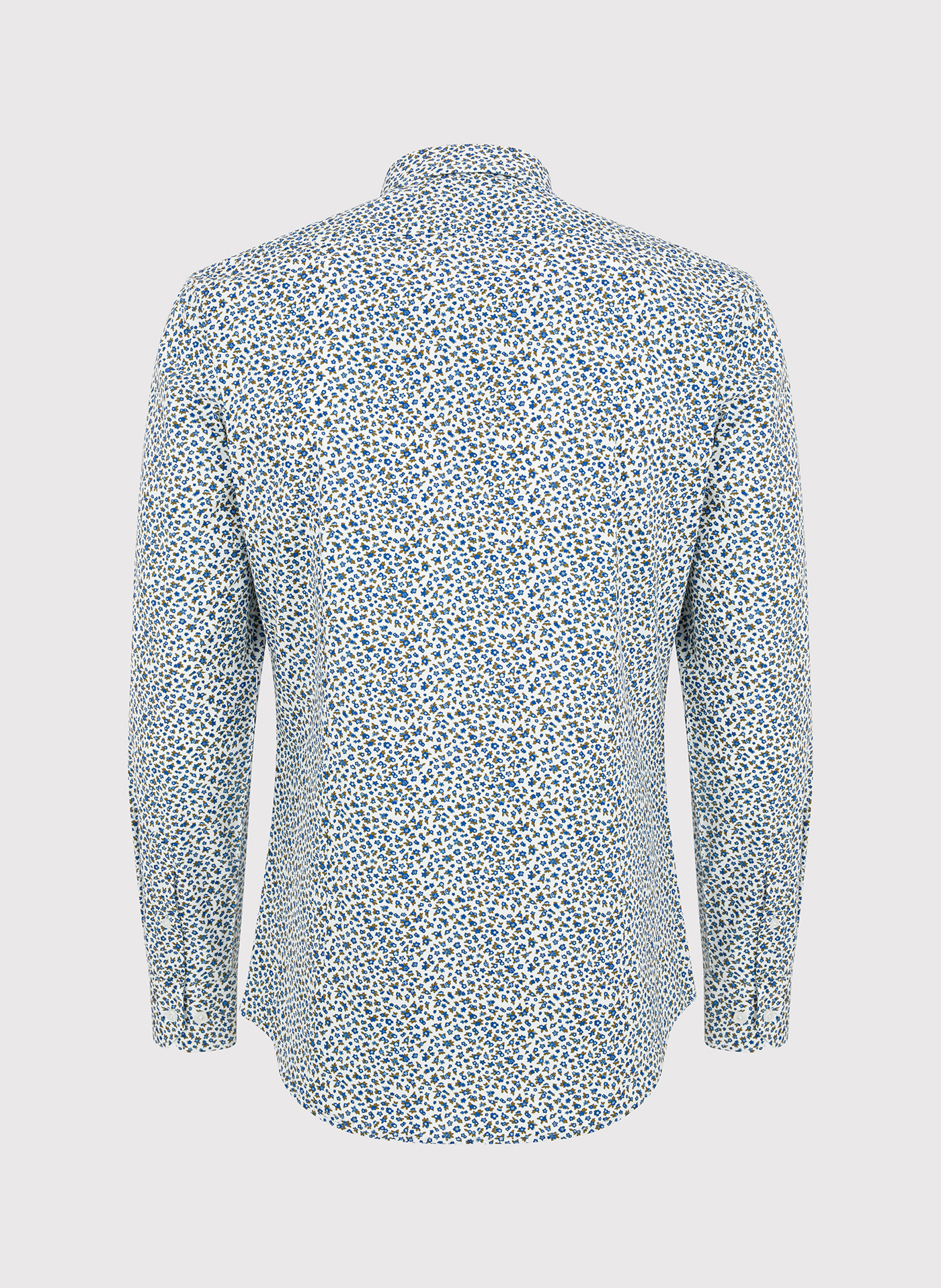 Koszula męska w kwiatki długi rękaw - Pako Lorente