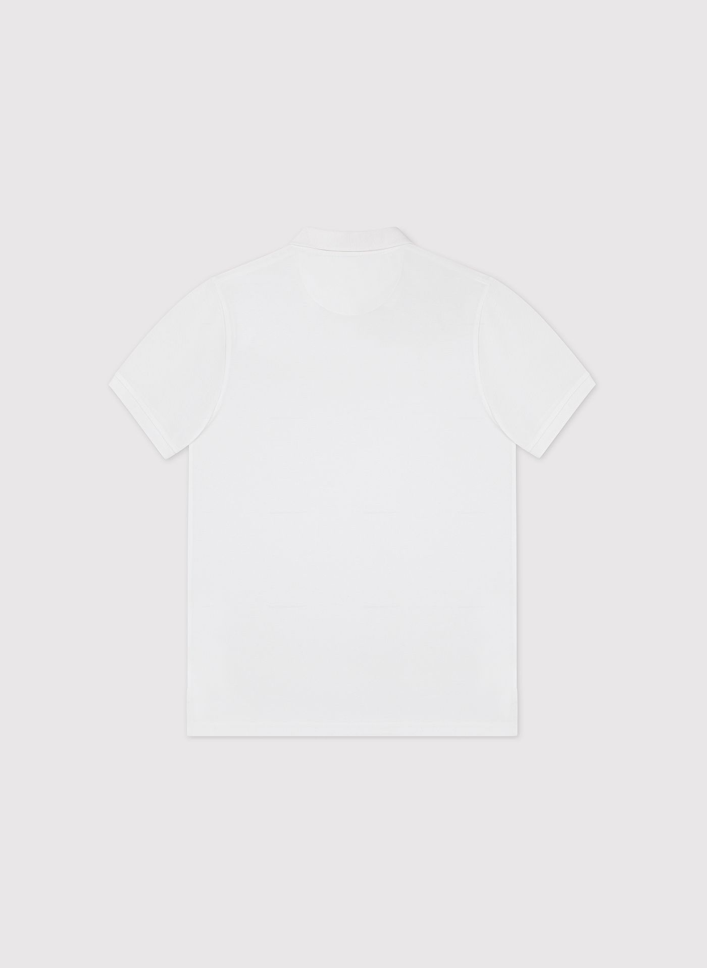 PAKO LORENTE - Biały gładki t-shirt polo - Pako Lorente