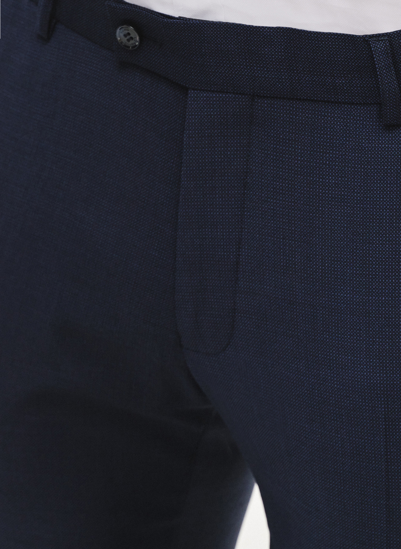 Granatowe spodnie ganiturowe - Pako Lorente