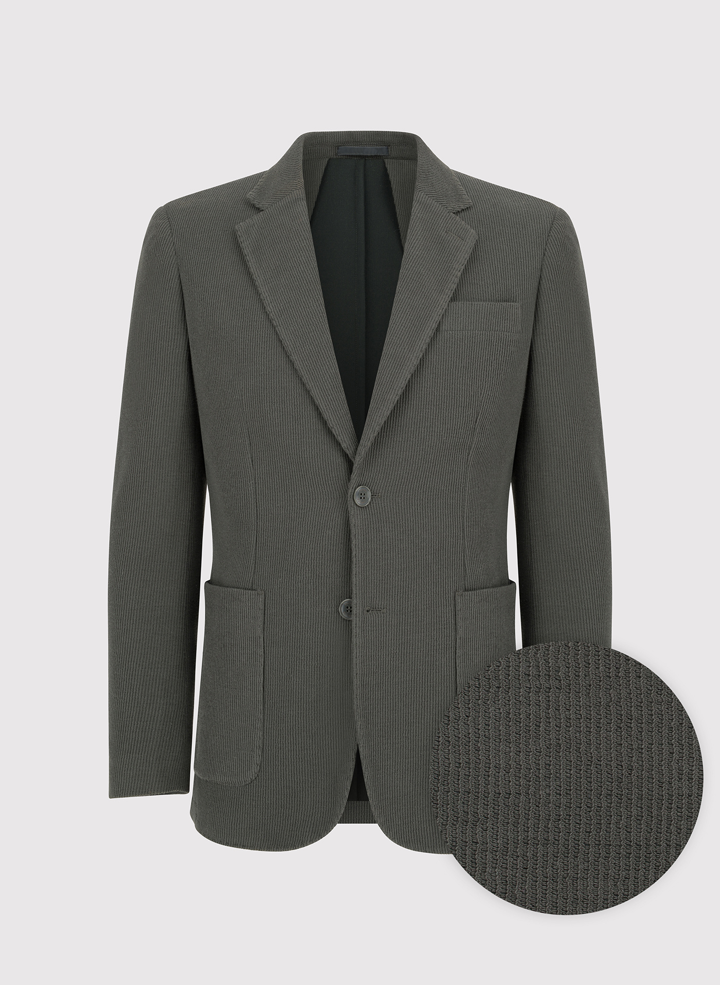 Bawełniana marynarka męska w kolorze zielonym - Pako Lorente