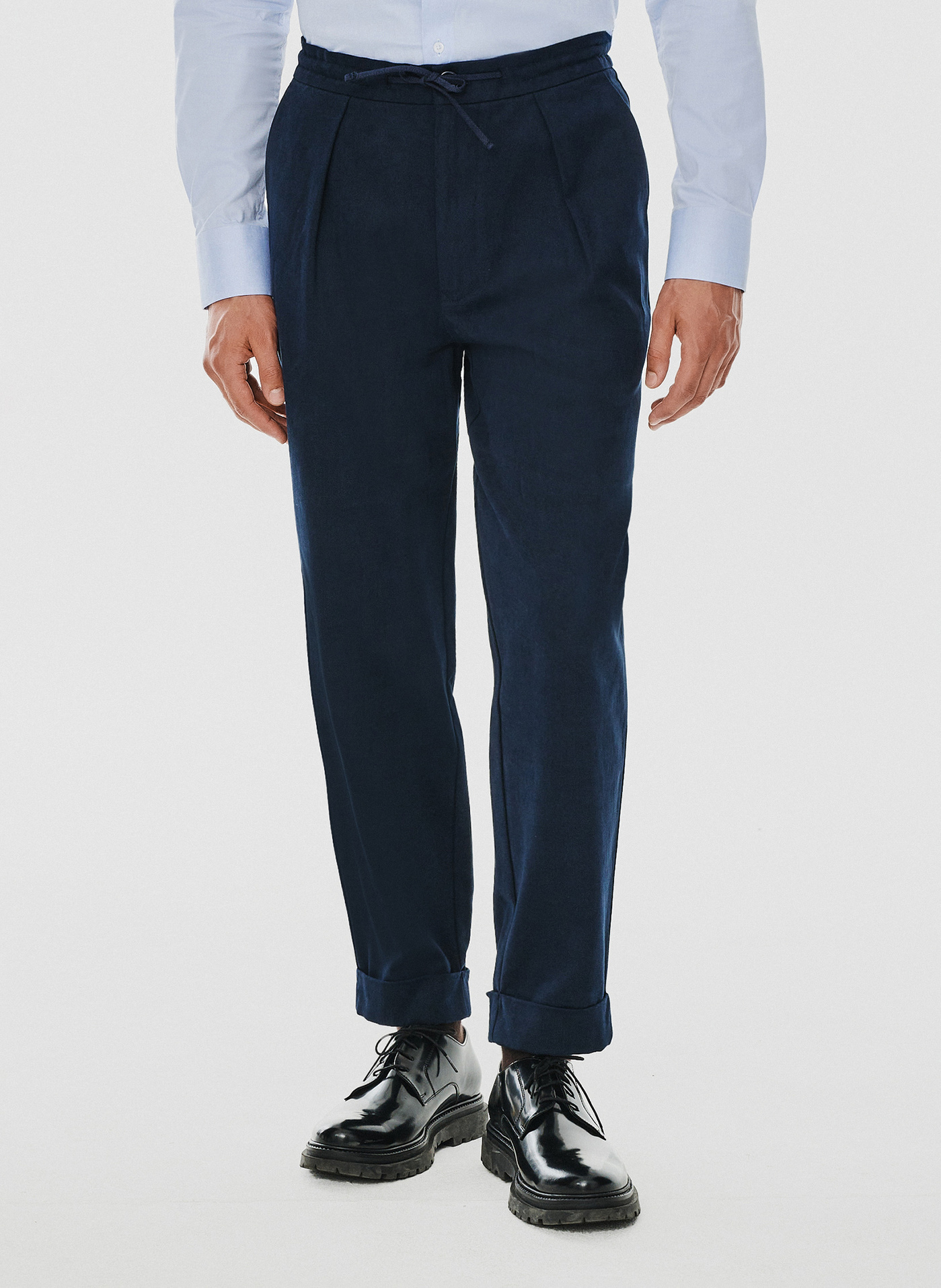 Bawełniane spodnie męskie casual - Pako Lorente