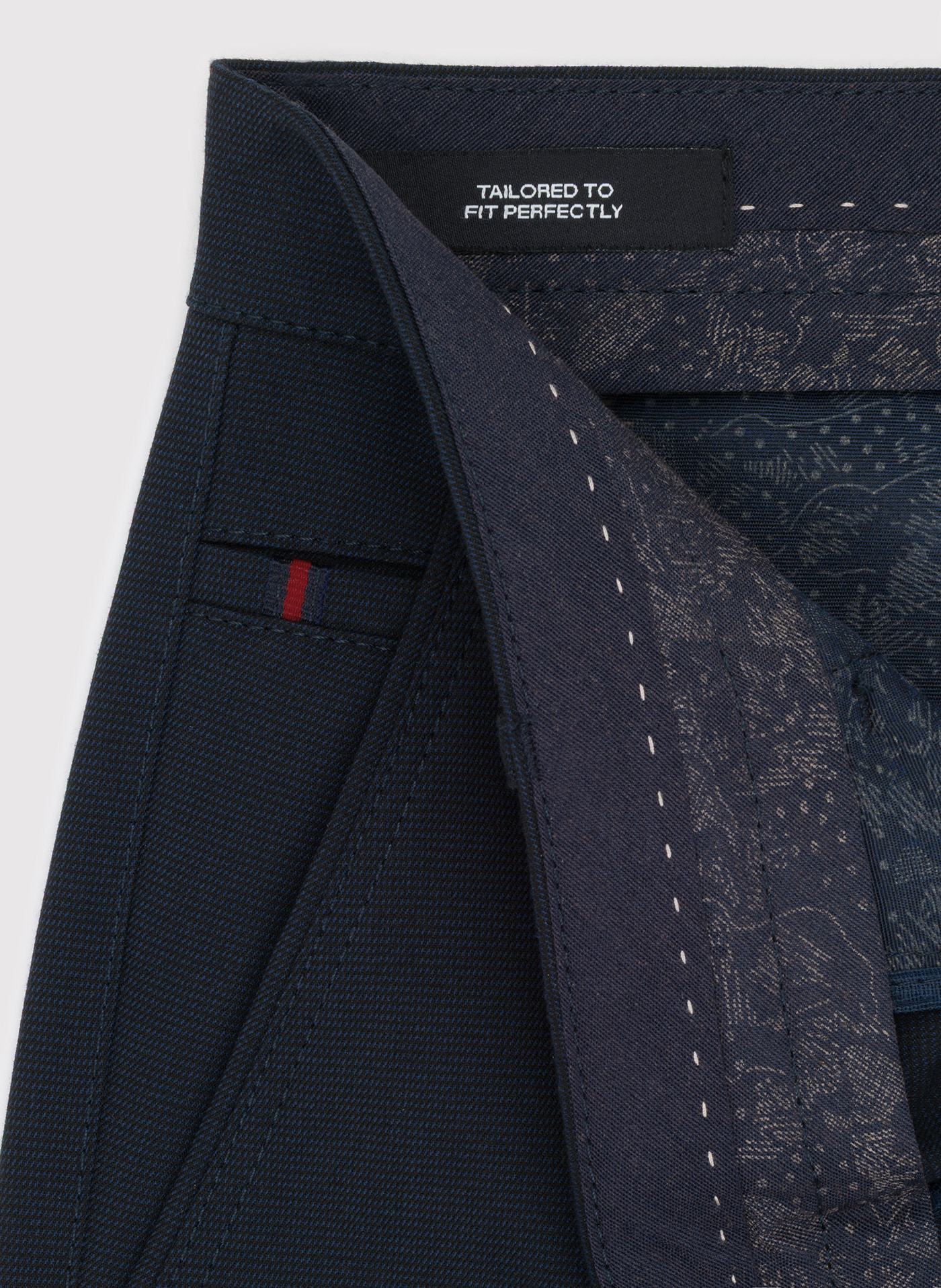 Granatowe spodnie męskie chino - Pako Lorente