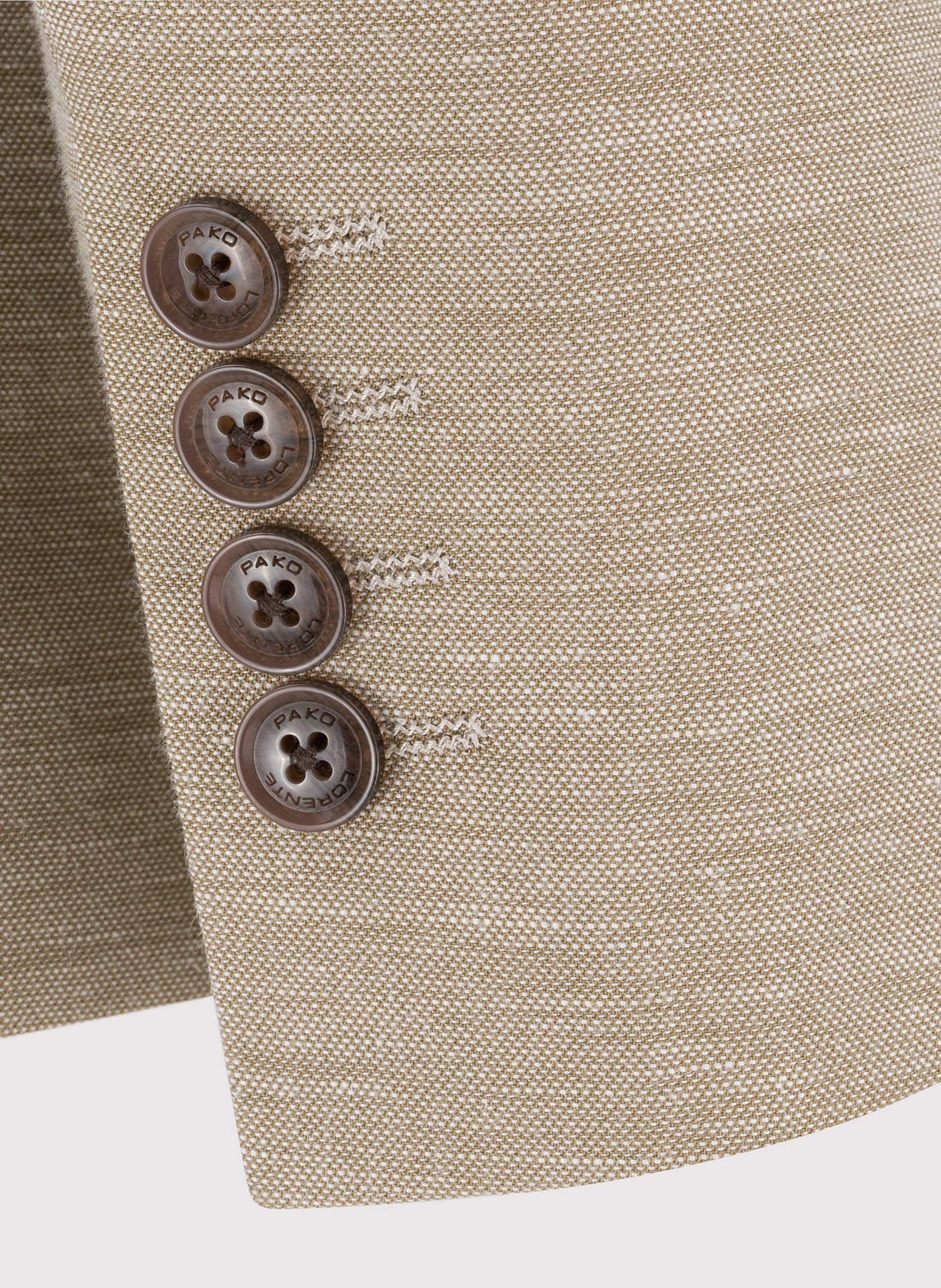 Beżowa marynarka z lnem - Pako Lorente