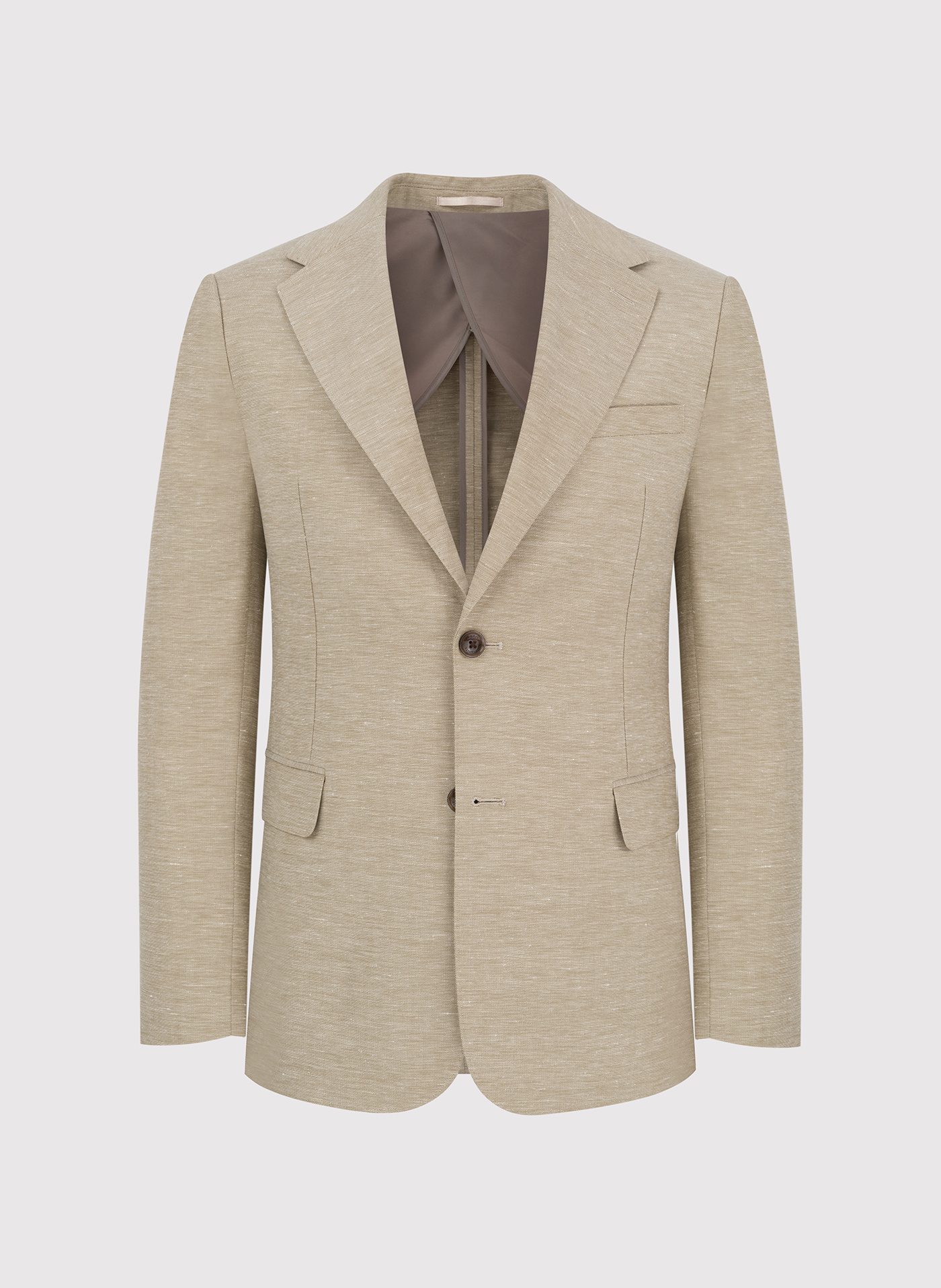 Beżowa marynarka z lnem - Pako Lorente