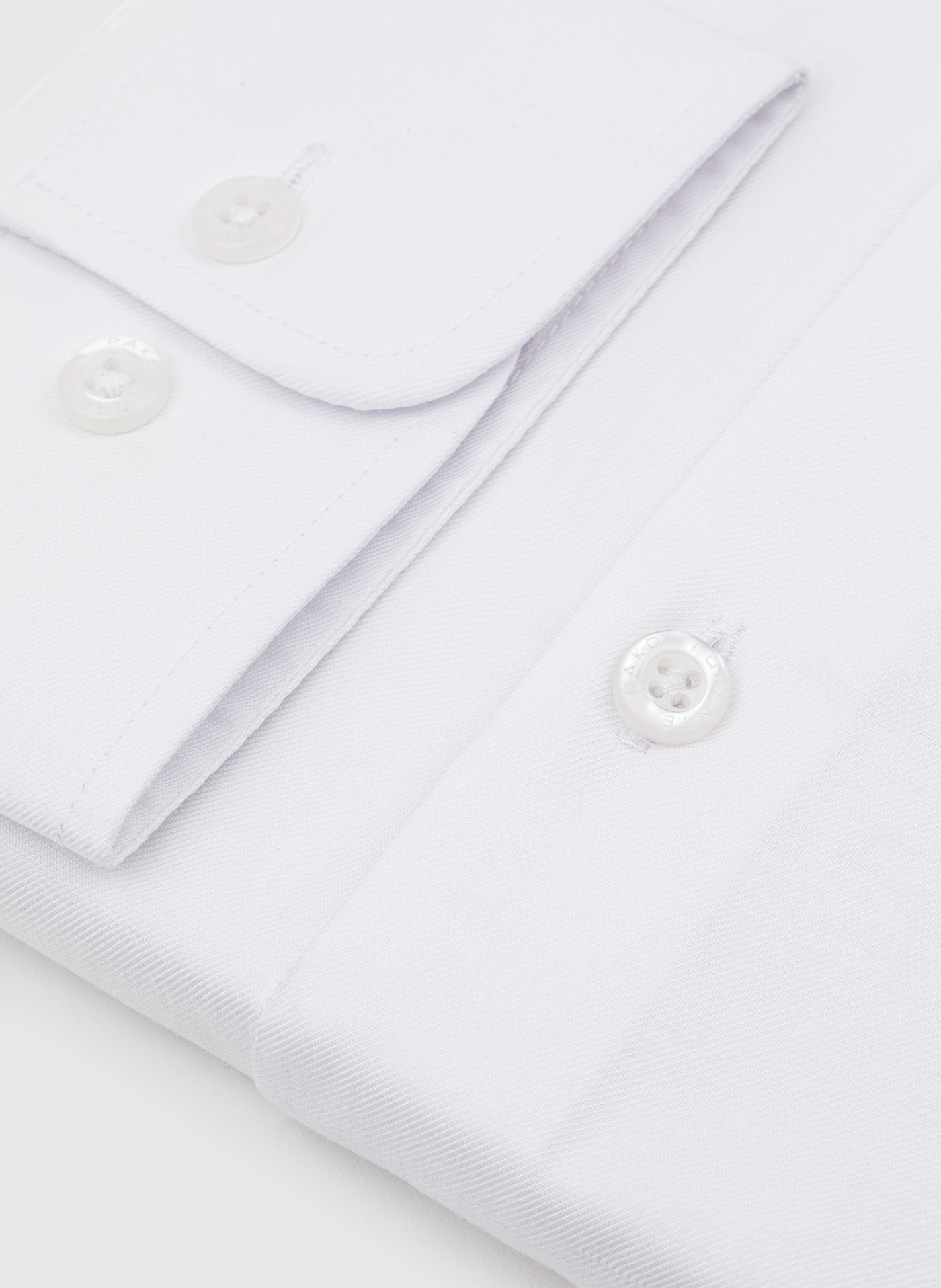 Biała bawełniana koszula męska - Pako Lorente