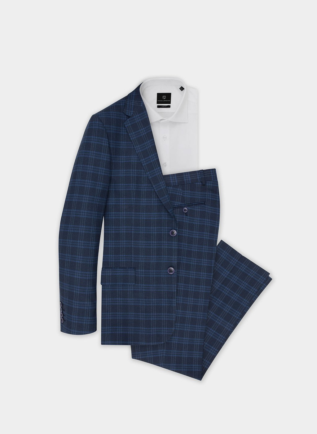 Spodnie męskie garniturowe GUADALUPE P20SF-6G-022-G - Pako Lorente