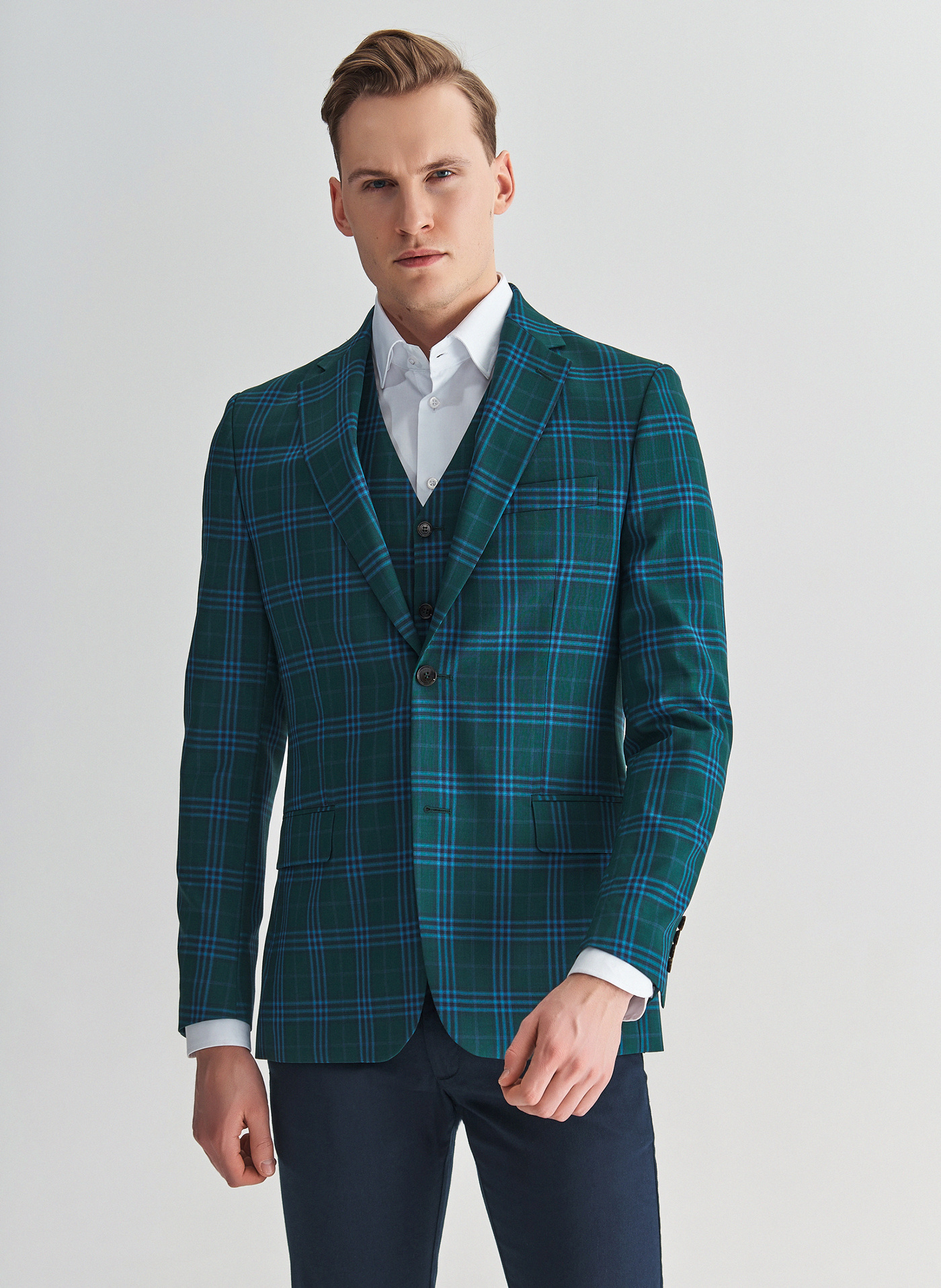 Marynarka męska P22SP-3X-006-Z-S - Pako Lorente