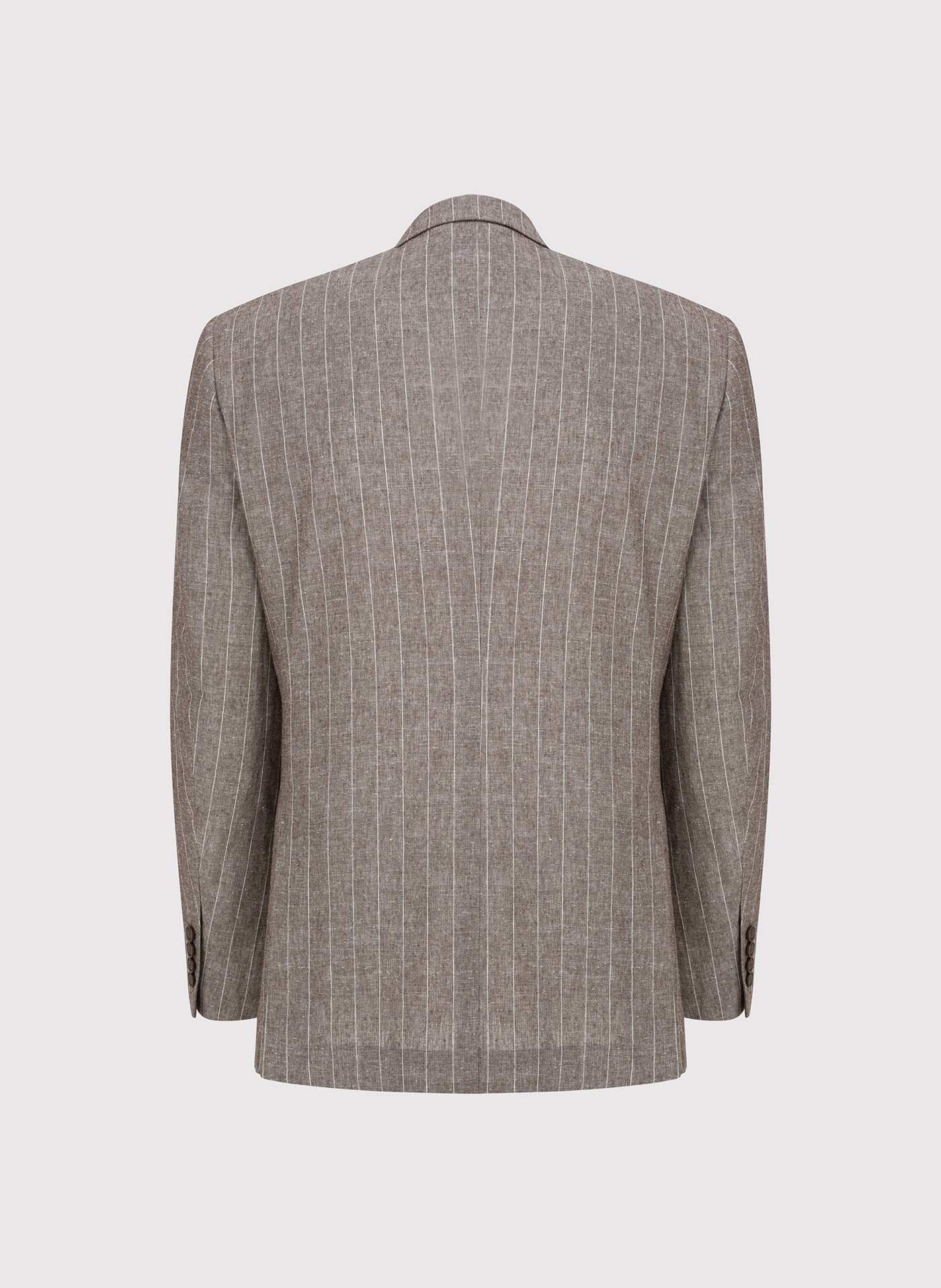 PAKO LORENTE - Marynarka męska z lnem w prążek - Pako Lorente