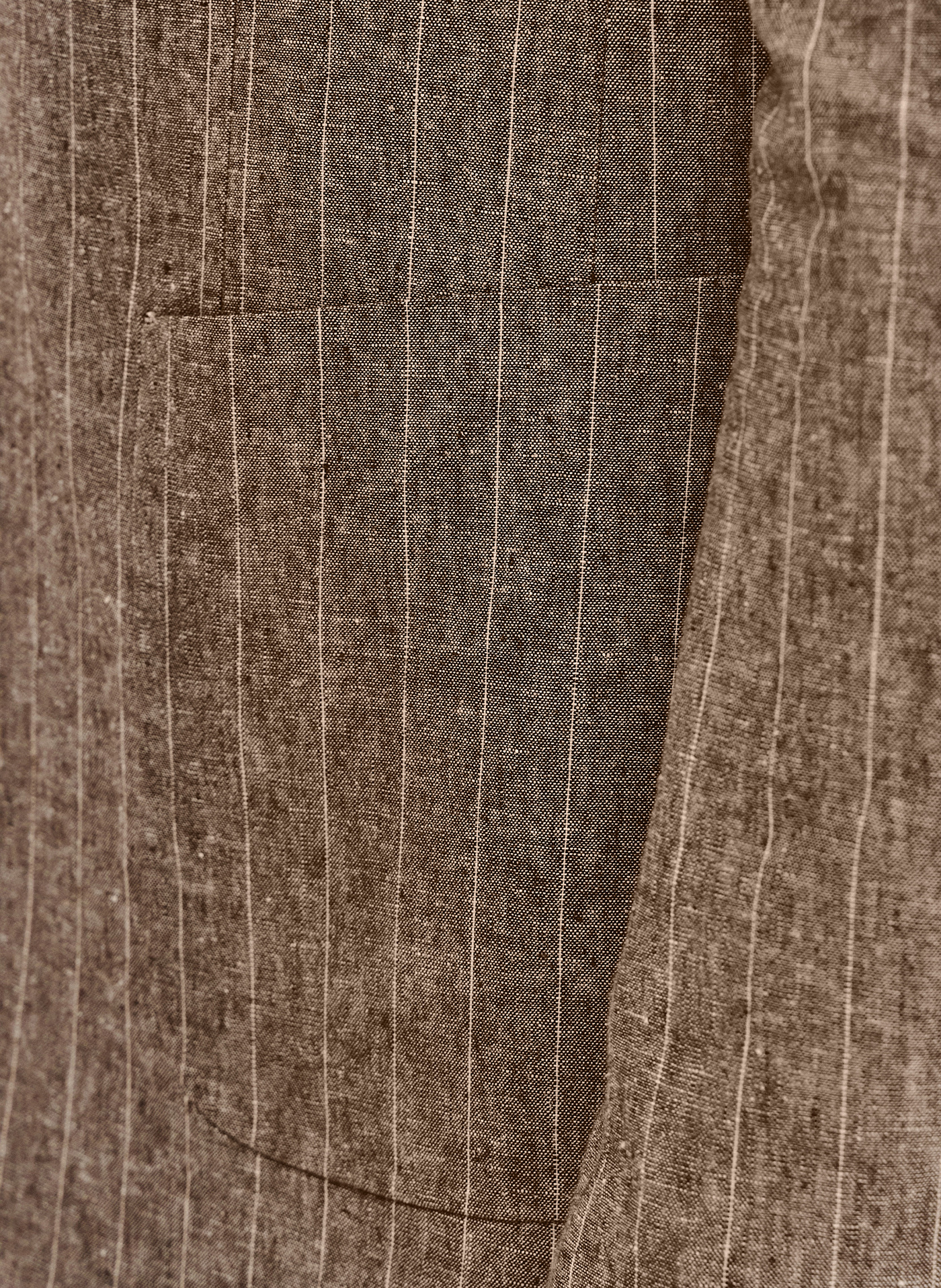 PAKO LORENTE - Marynarka męska z lnem w prążek - Pako Lorente