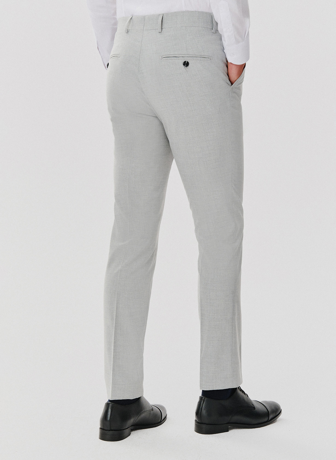 Spodnie garniturowe w kolorze jasnoszarym - Pako Lorente
