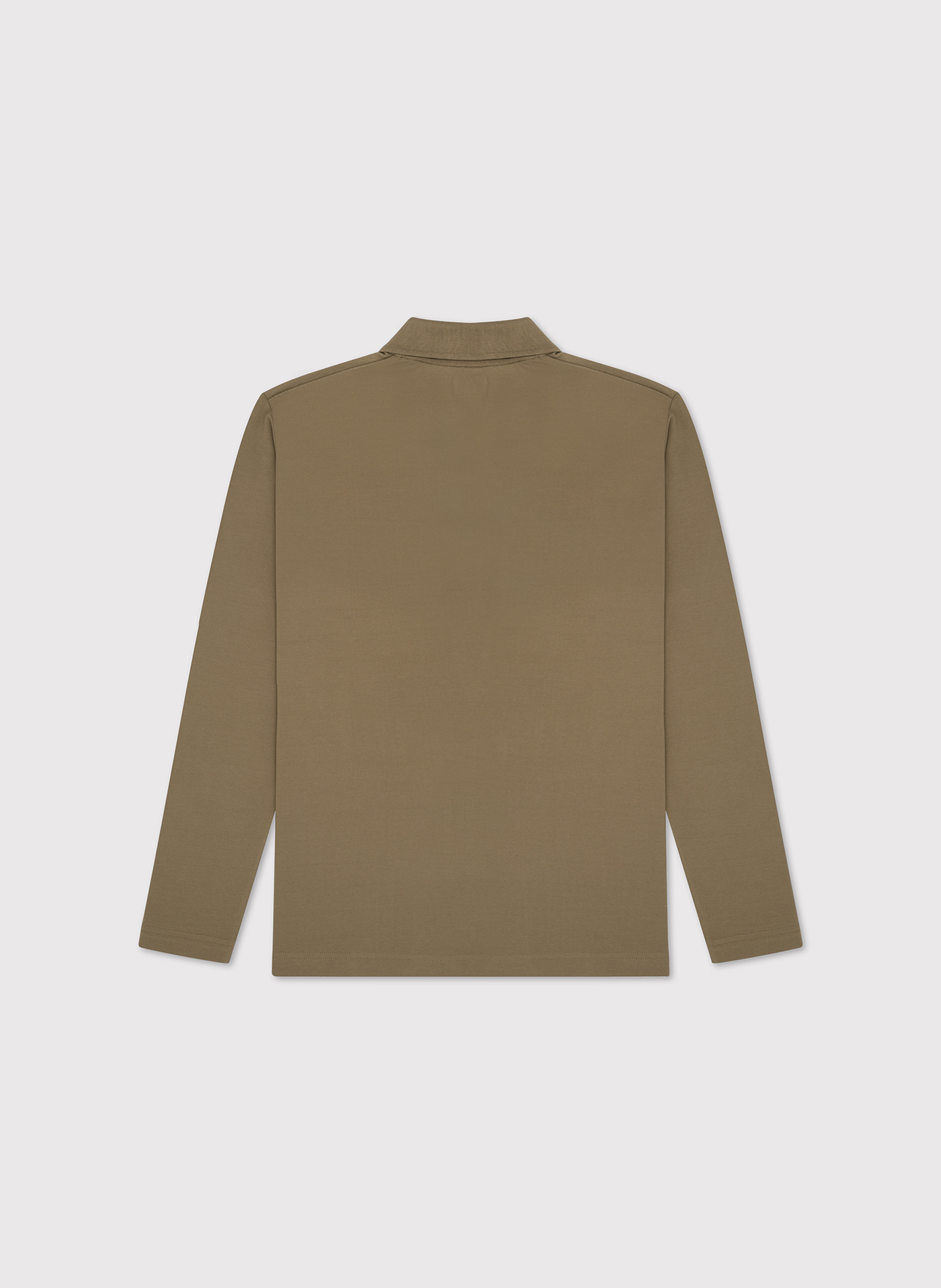 Oliwkowe polo longsleeve - Pako Lorente