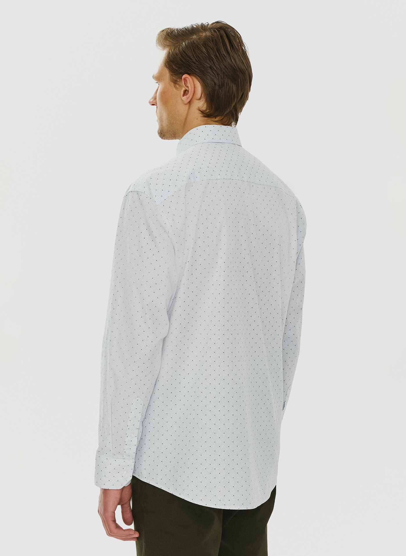 Koszula w kropki o kroju Regular P24SF-1X-004-B-R - Pako Lorente - Pako Lorente