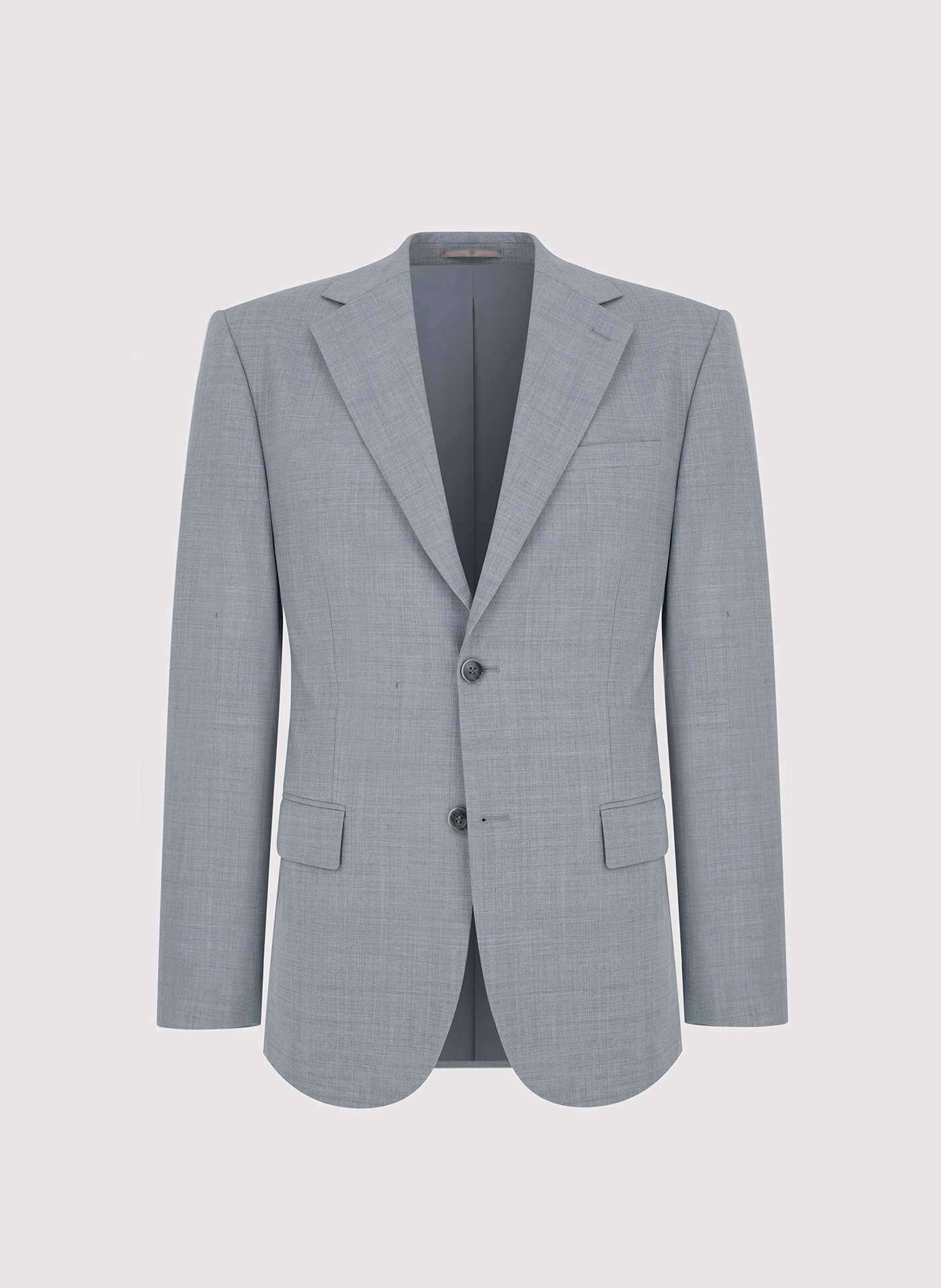 PAKO LORENTE - Gładka szara marynarka garniturowa - Pako Lorente