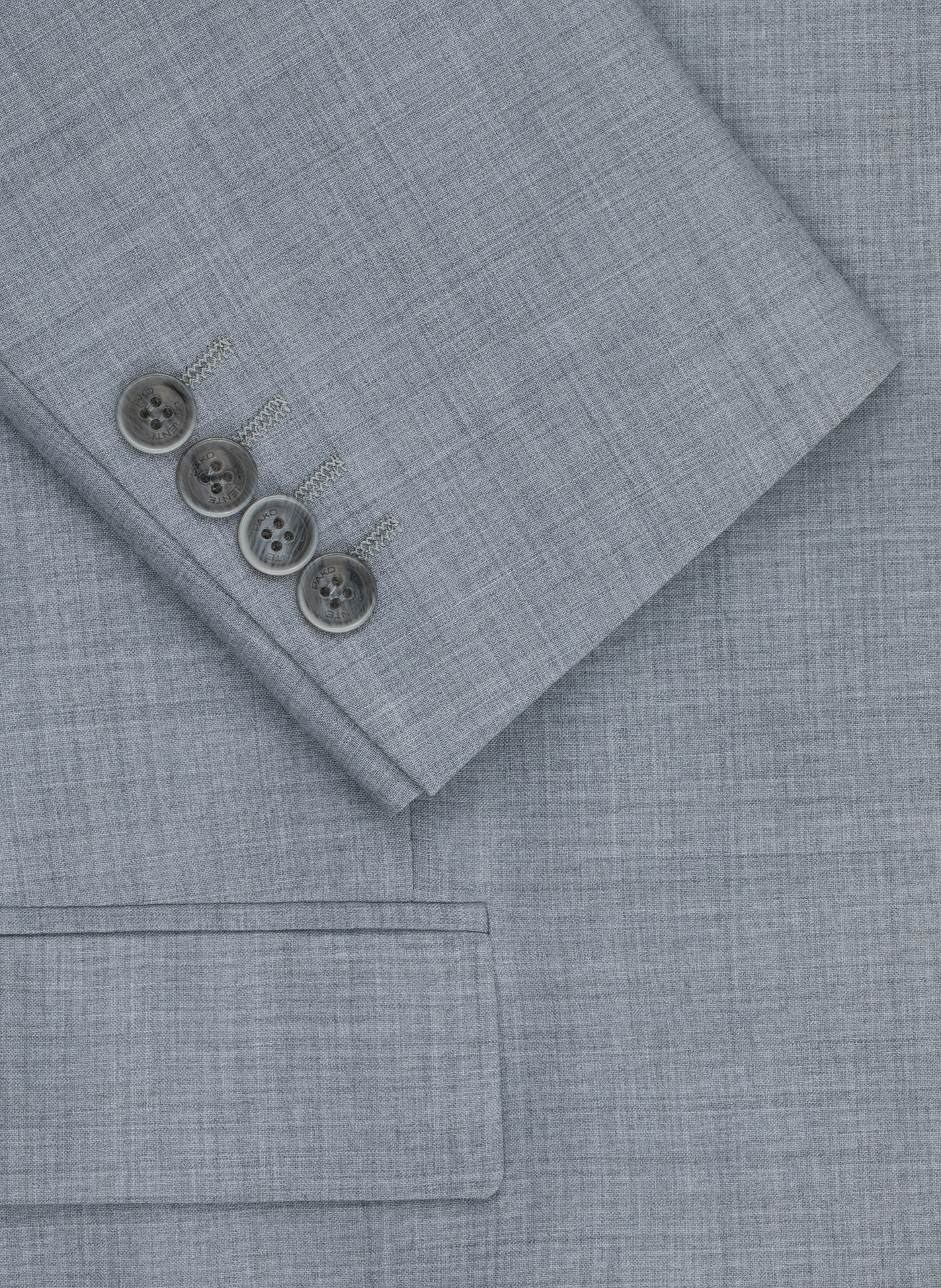 PAKO LORENTE - Gładka szara marynarka garniturowa - Pako Lorente