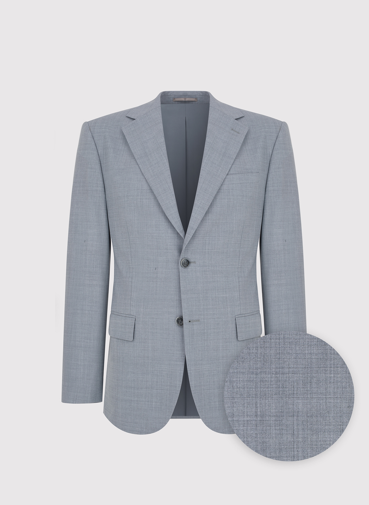 PAKO LORENTE - Gładka szara marynarka garniturowa - Pako Lorente