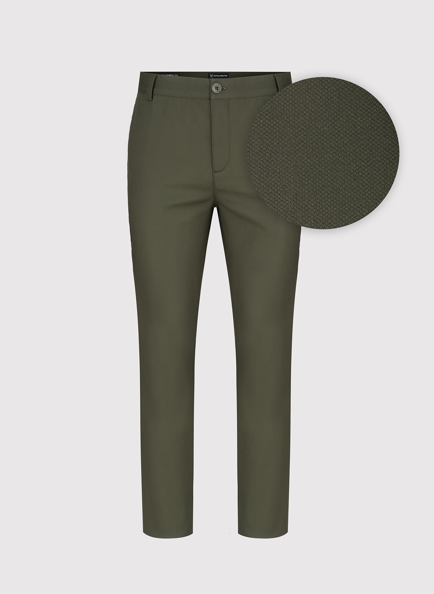 Zielone gładkie spodnie męskie P24SF-WX-003-Z-0 - Pako Lorente - Pako Lorente