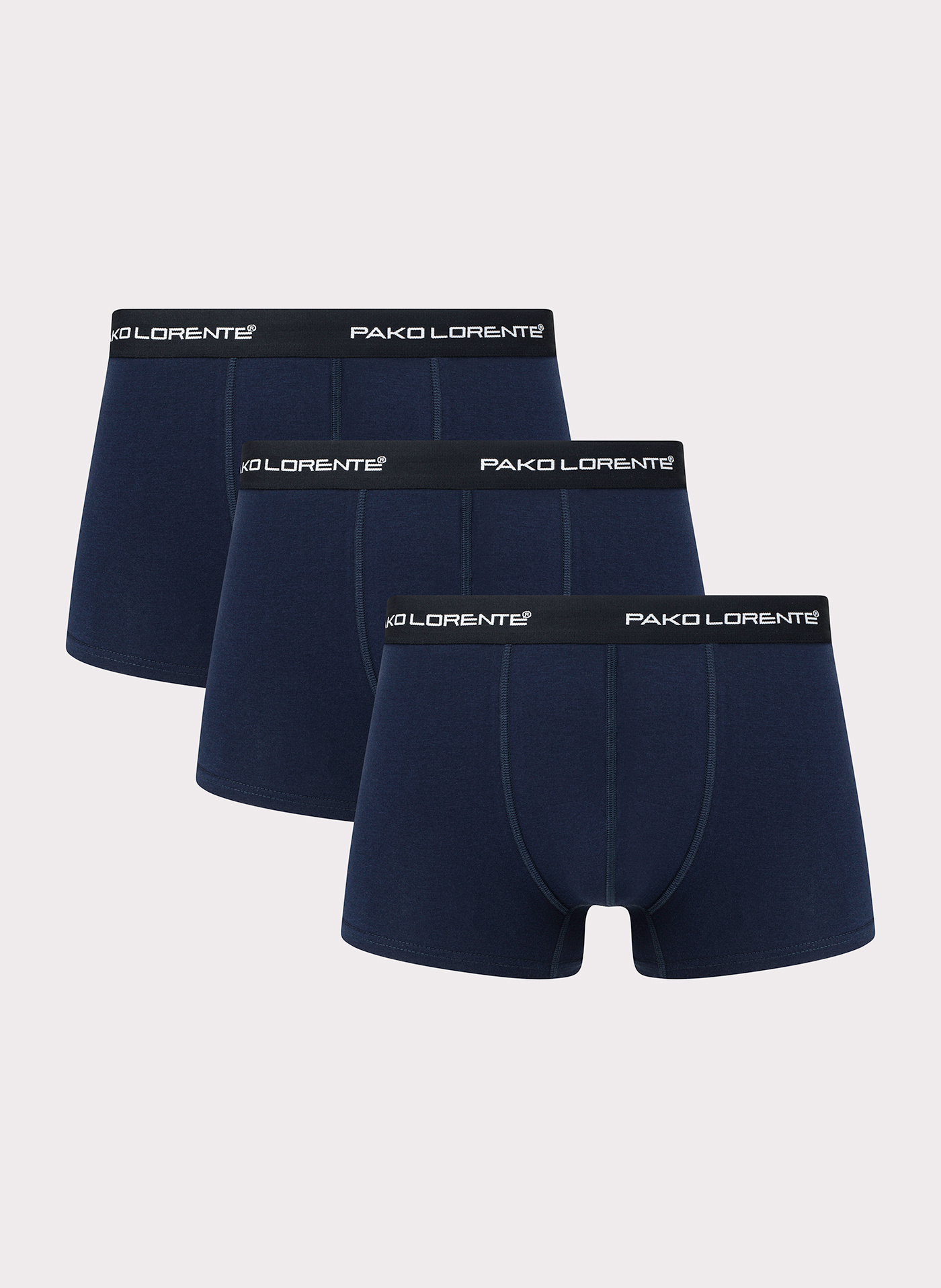 Trójpak bokserek męskich w kolorze granatowym - Pako Lorente