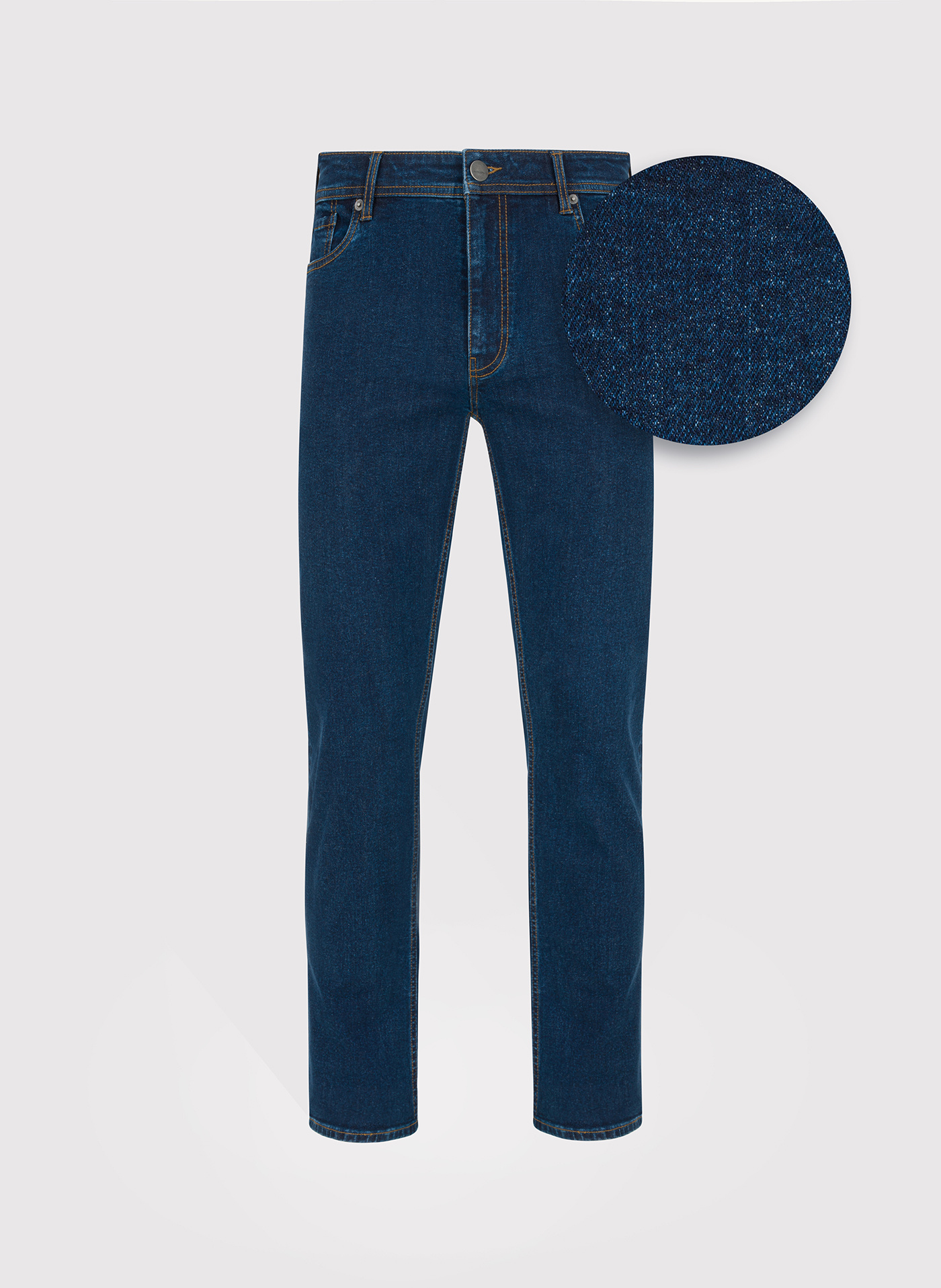 PAKO LORENTE - Granatowe spodnie męskie jeans - Pako Lorente