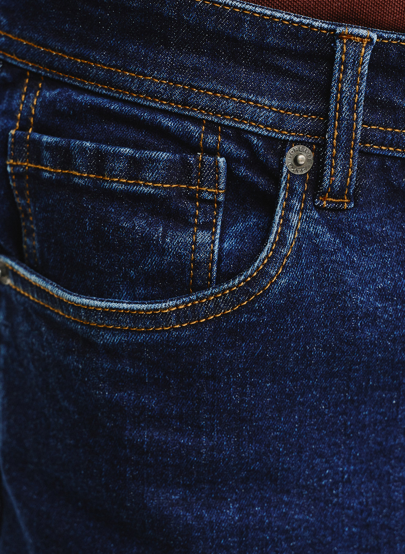 PAKO LORENTE - Granatowe spodnie męskie jeans - Pako Lorente