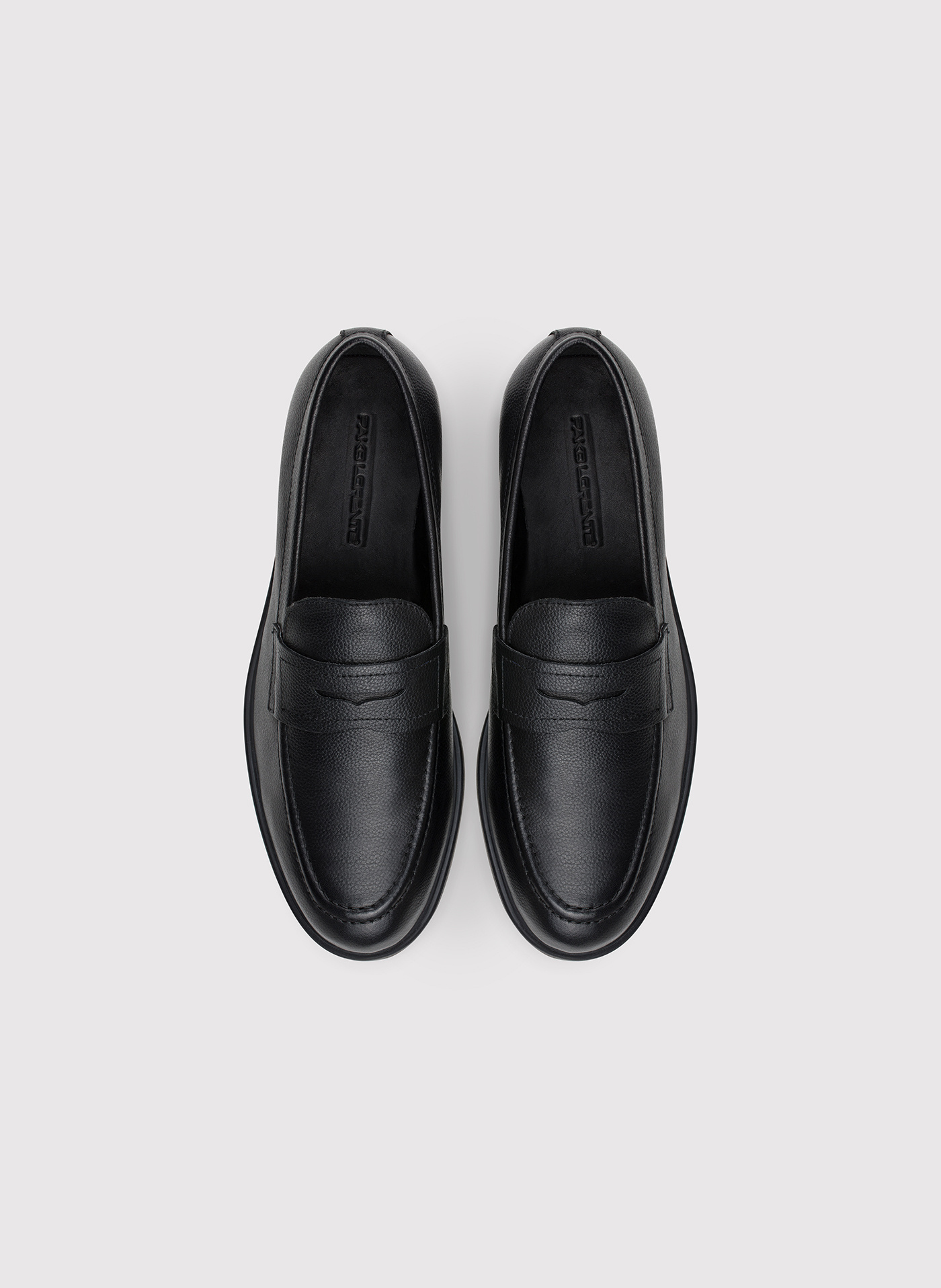 Czarne mokasyny męskie - Pako Lorente