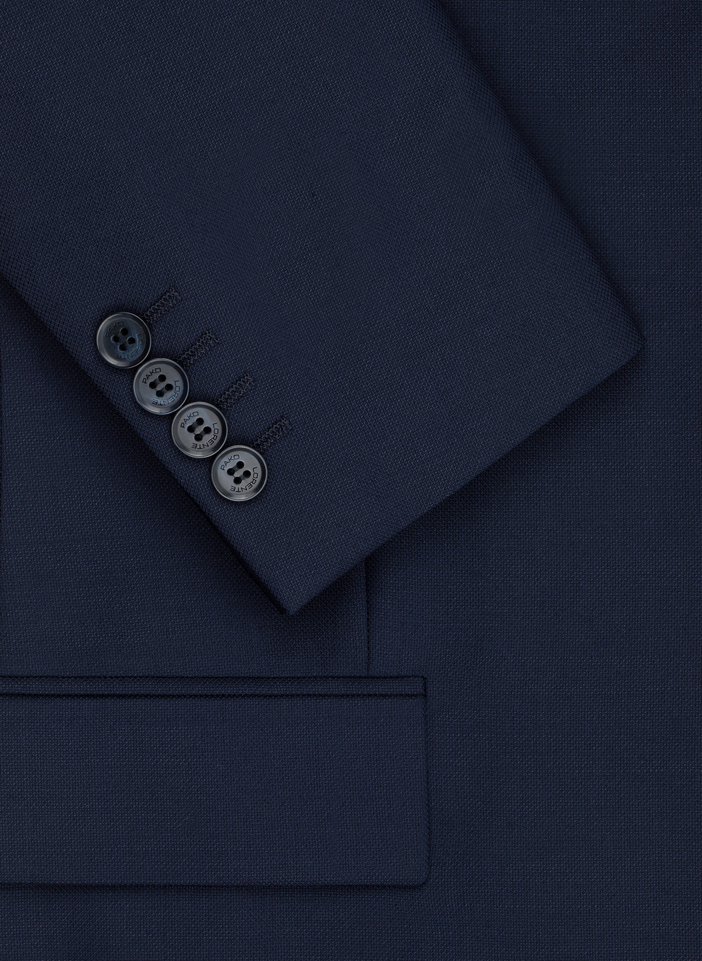 PAKO LORENTE - Granatowa marynarka garniturowa z wełną - Pako Lorente