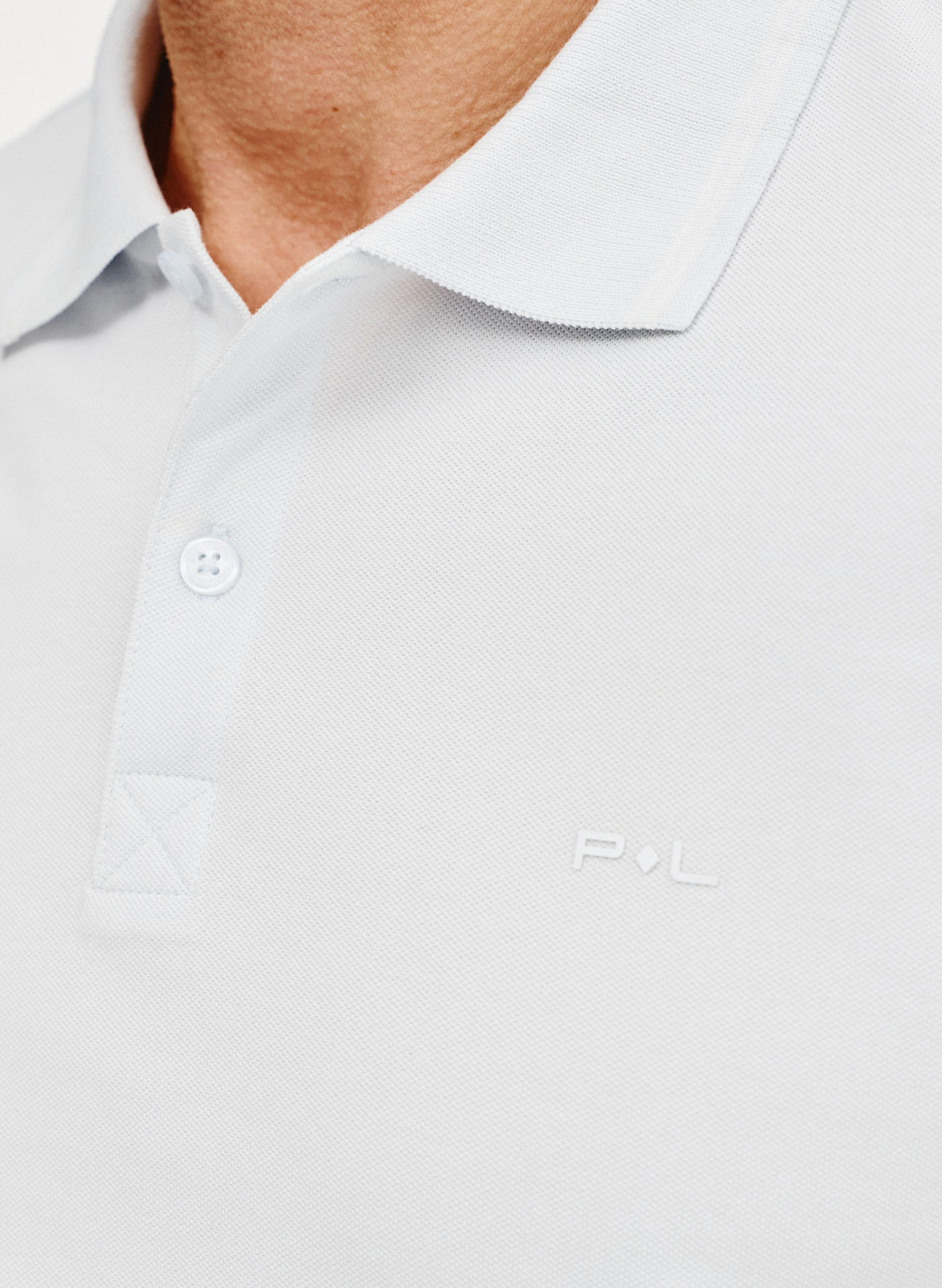 T-shirt polo w kolorze jasnoniebieskiem - Pako Lorente