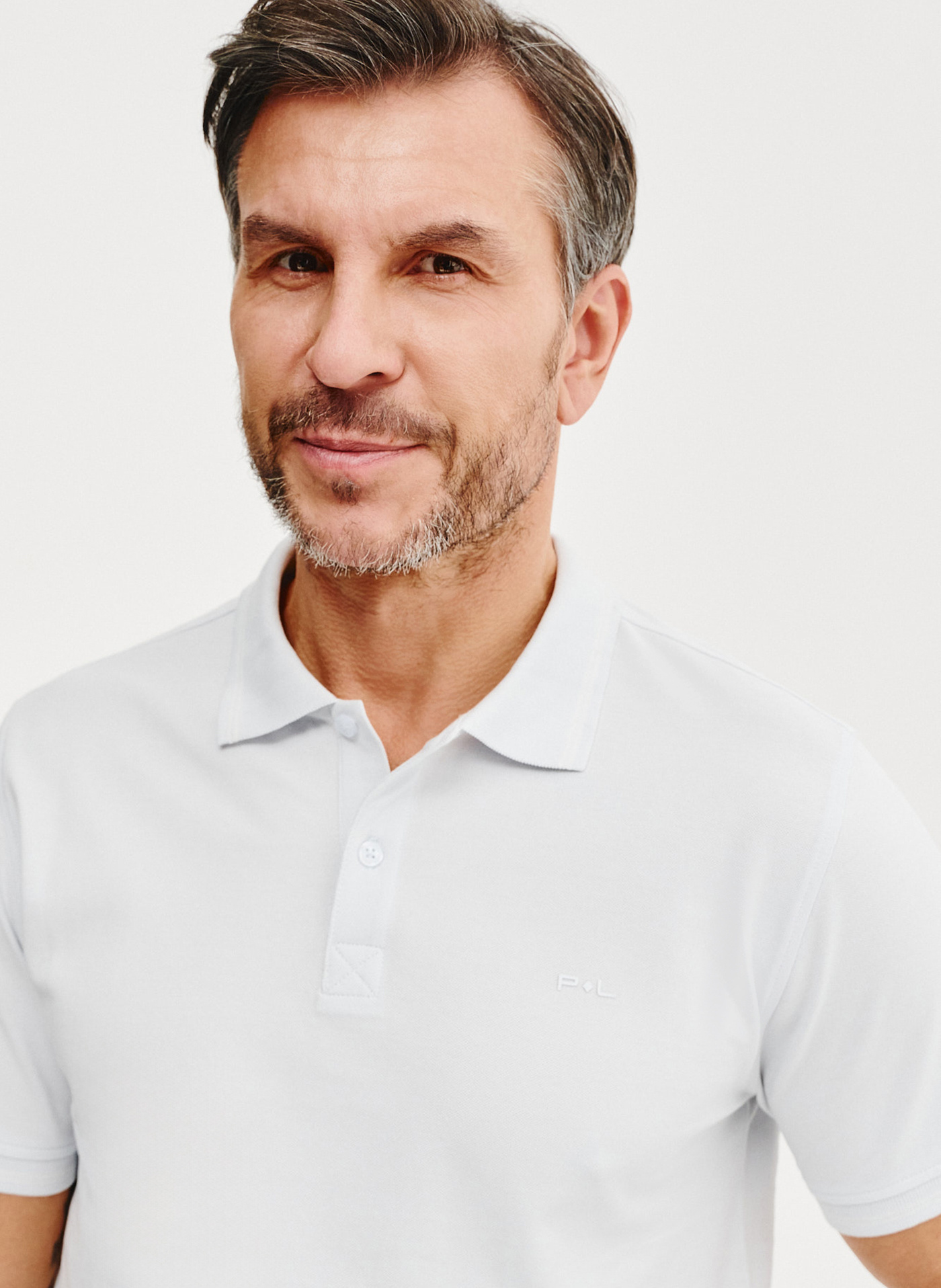 T-shirt polo w kolorze jasnoniebieskiem - Pako Lorente