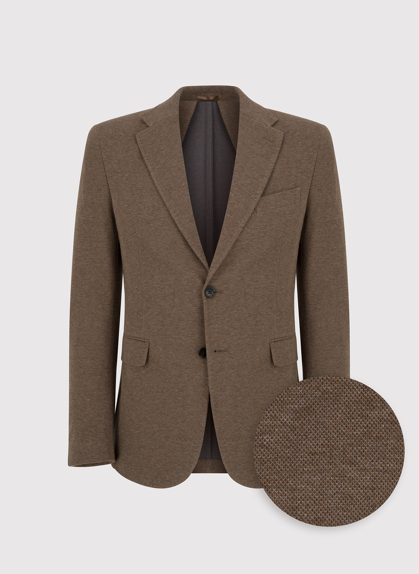 PAKO LORENTE - Brązowa marynarka z dzianiny - Pako Lorente