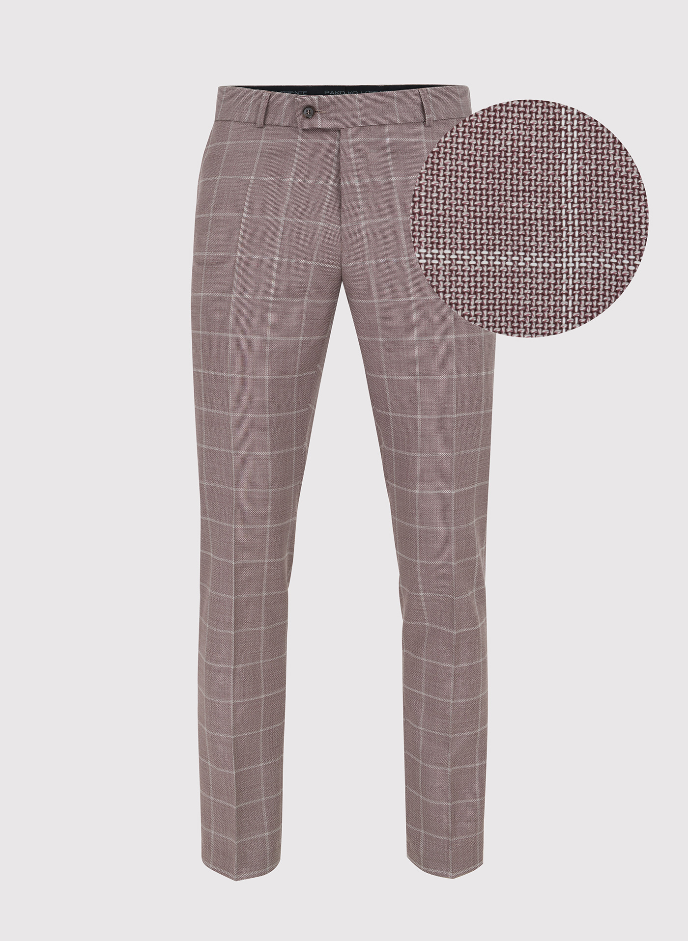 Różowe spodnie garniturowe P22SP-6G-019-W-S - Pako Lorente