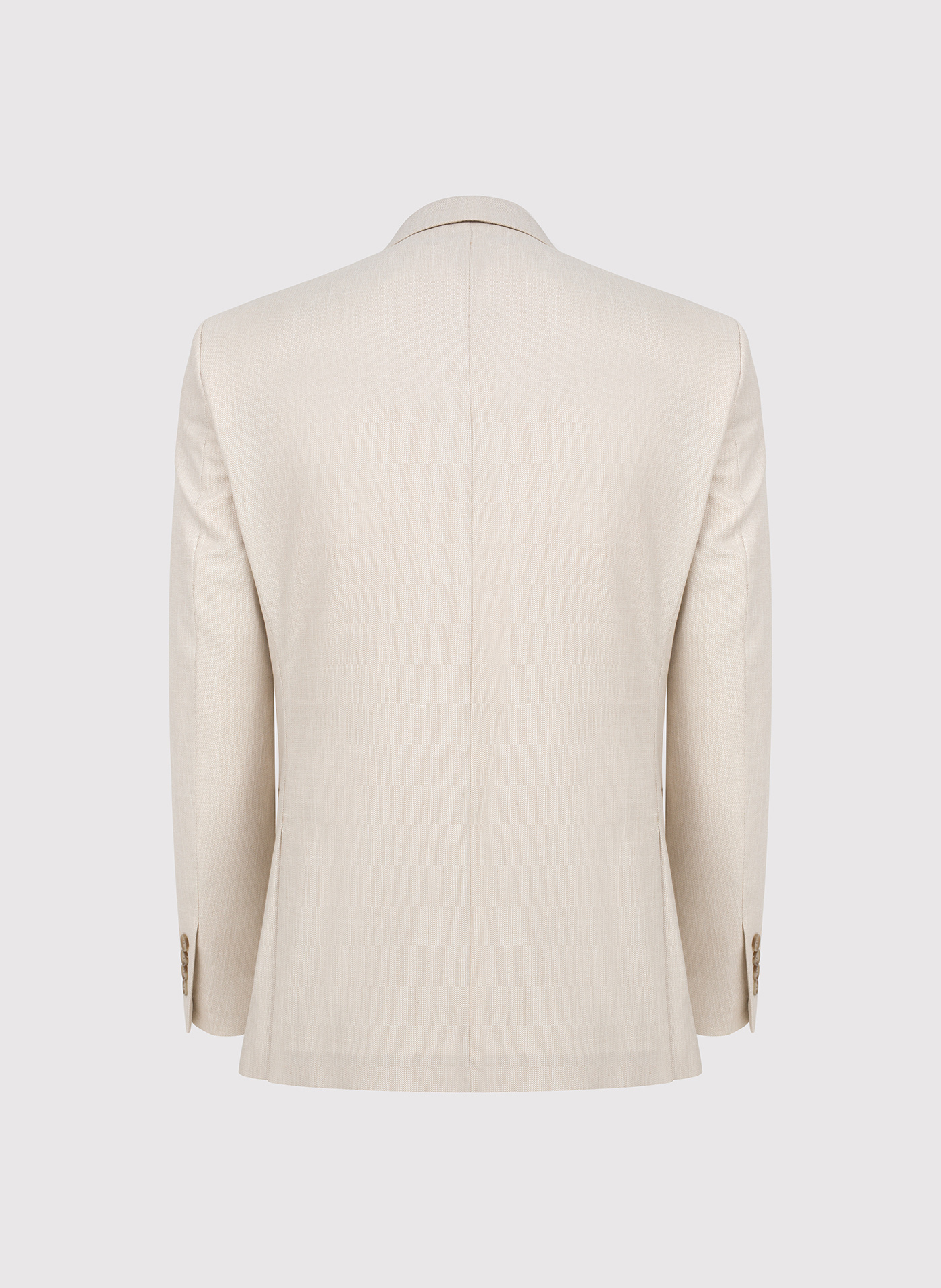 PAO LORENTE - Beżowa marynarka garniturowa z lnem - Pako Lorente