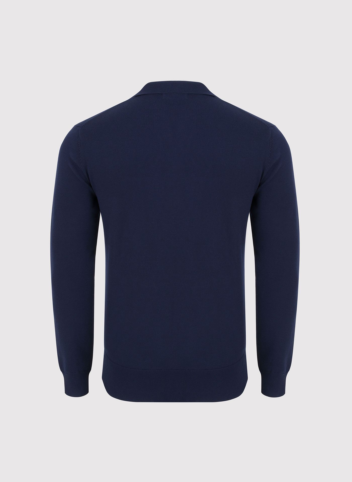 Męski sweter z kołnierzykiem polo - Pako Lorente