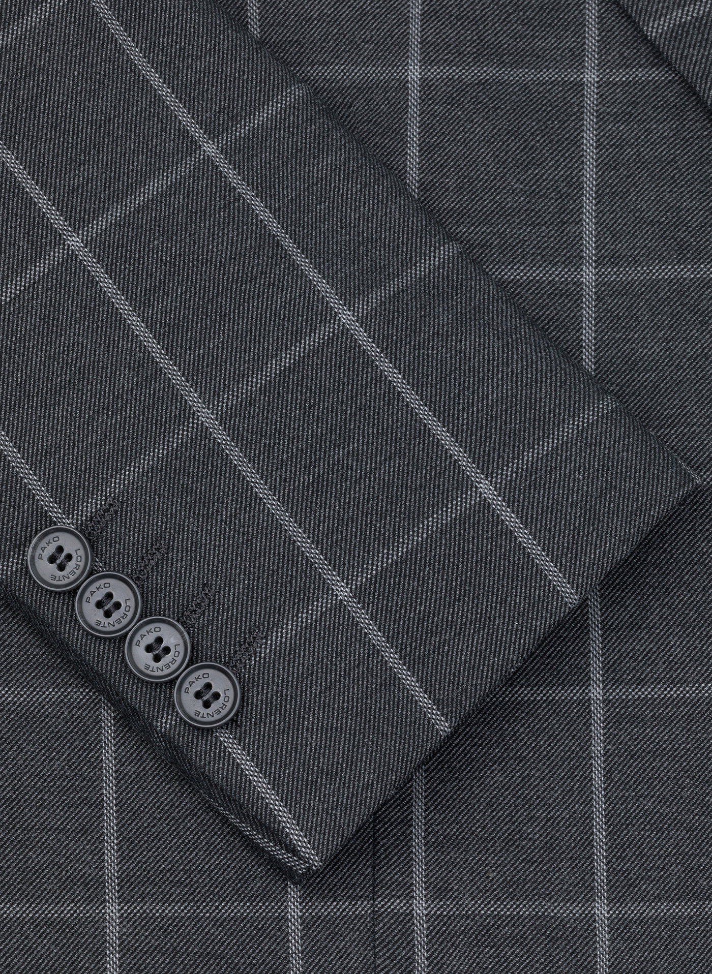 Casualowa szara marynarka w jasną kratę - Pako Lorente