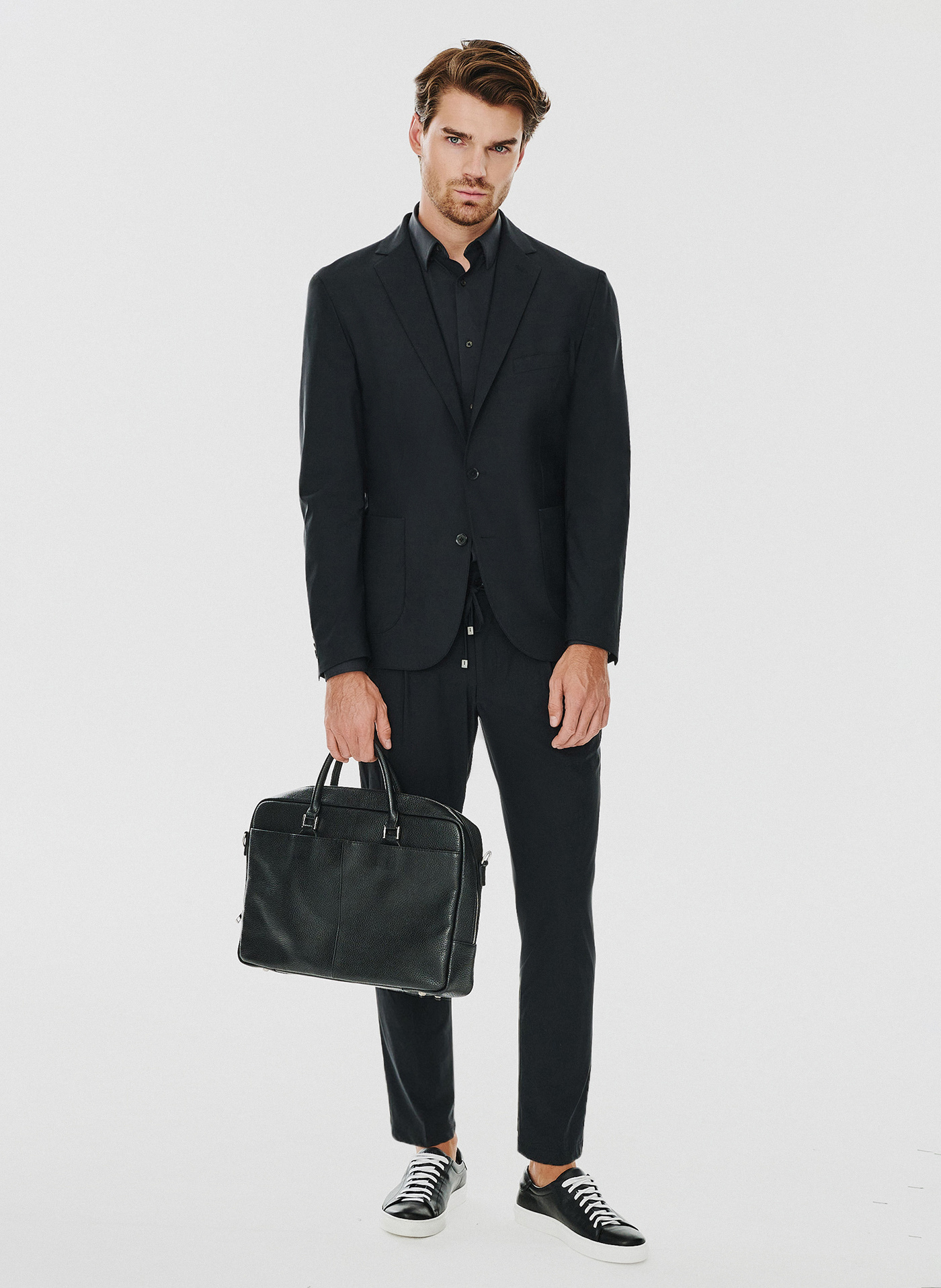 Marynarka garniturowa w kolorze czarnym - Pako Lorente