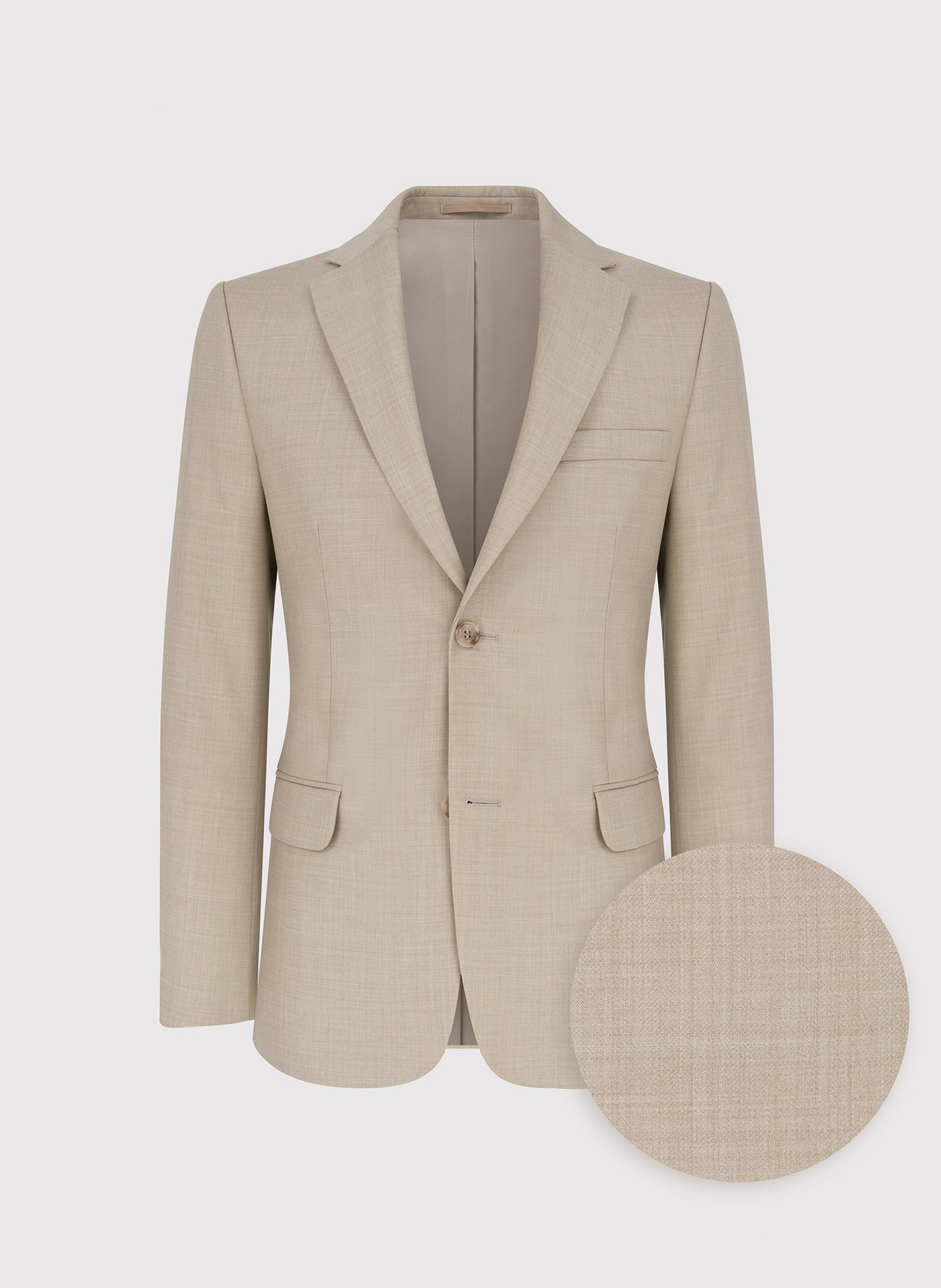 PAKO LORENTE - Beżowa marynarka garniturowa wełna - Pako Lorente