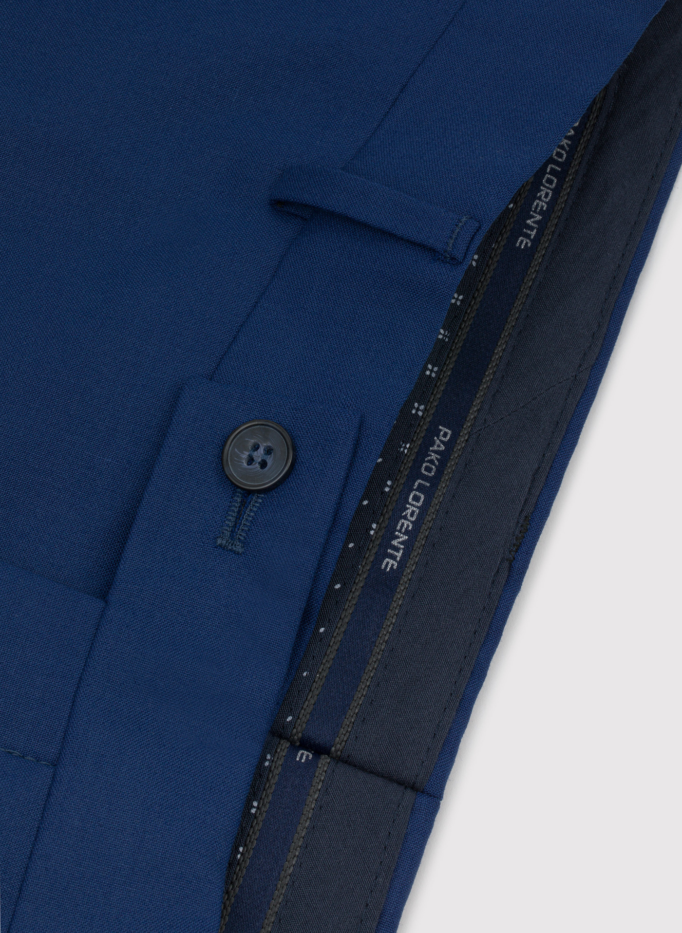 Granatowe spodnie garniturowe P22SF-6G-019-G-S - Pako Lorente