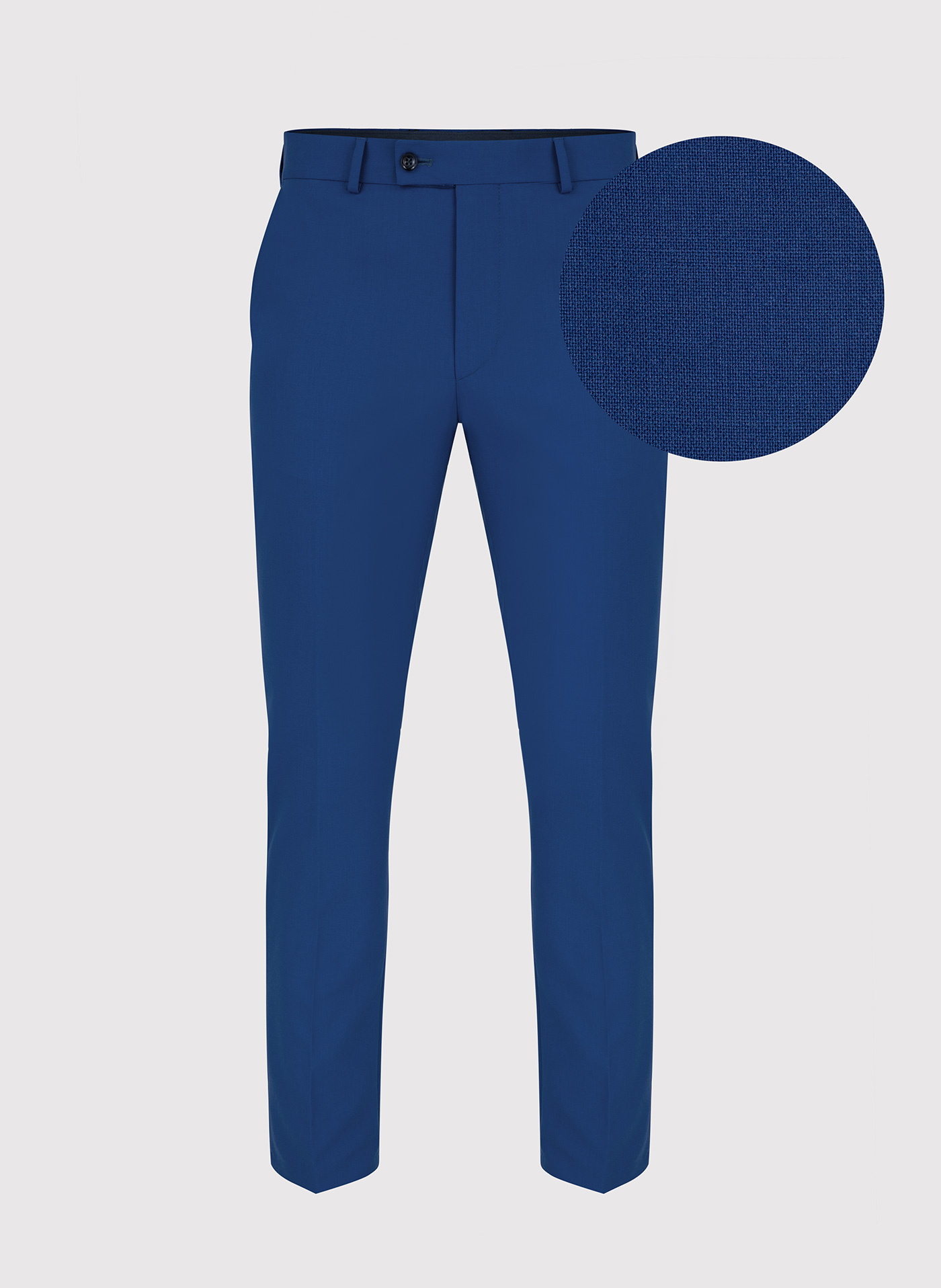 Granatowe spodnie garniturowe P22SF-6G-019-G-S - Pako Lorente