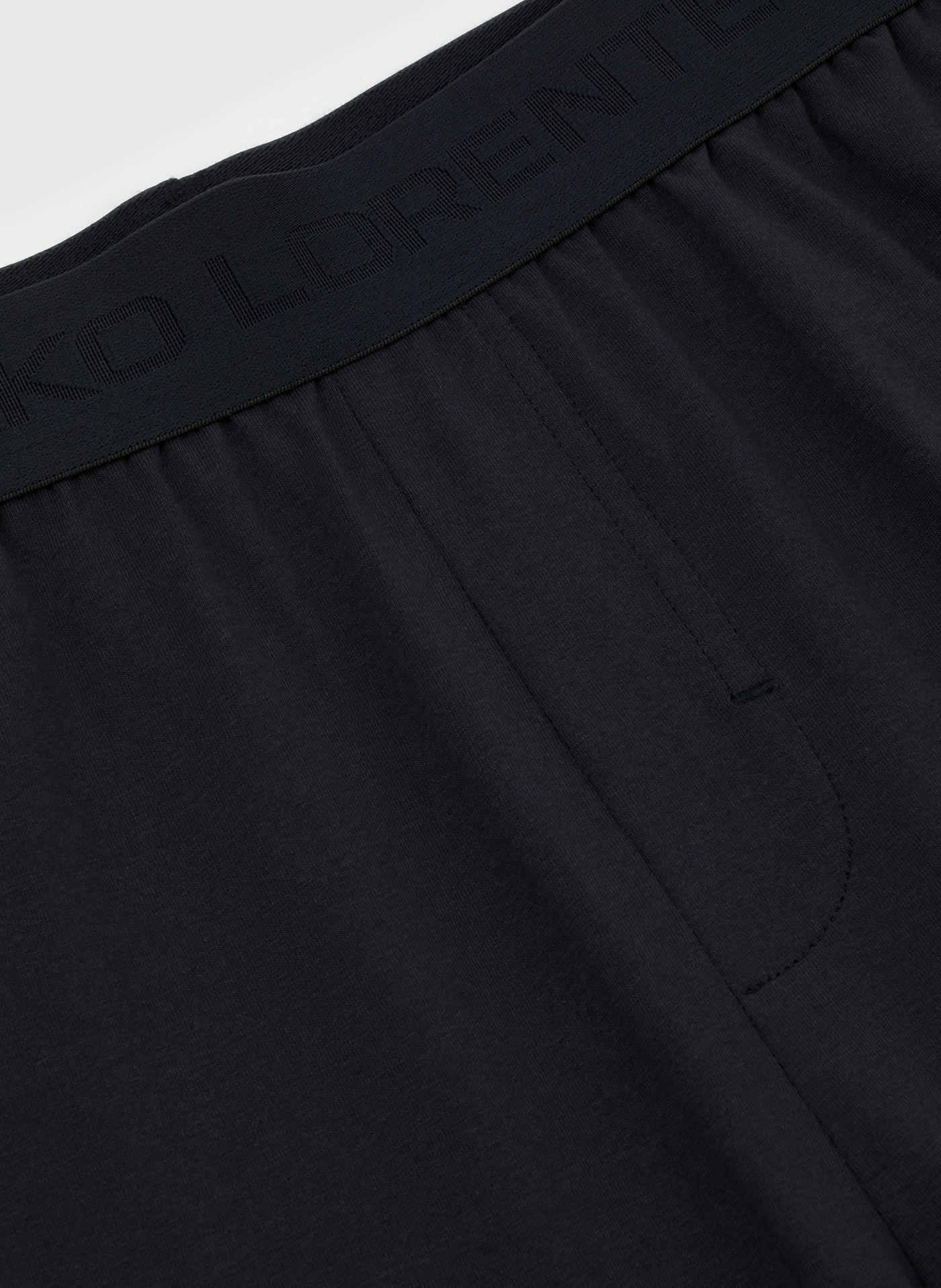 Czarna piżama męska z bawełną - Pako Lorente