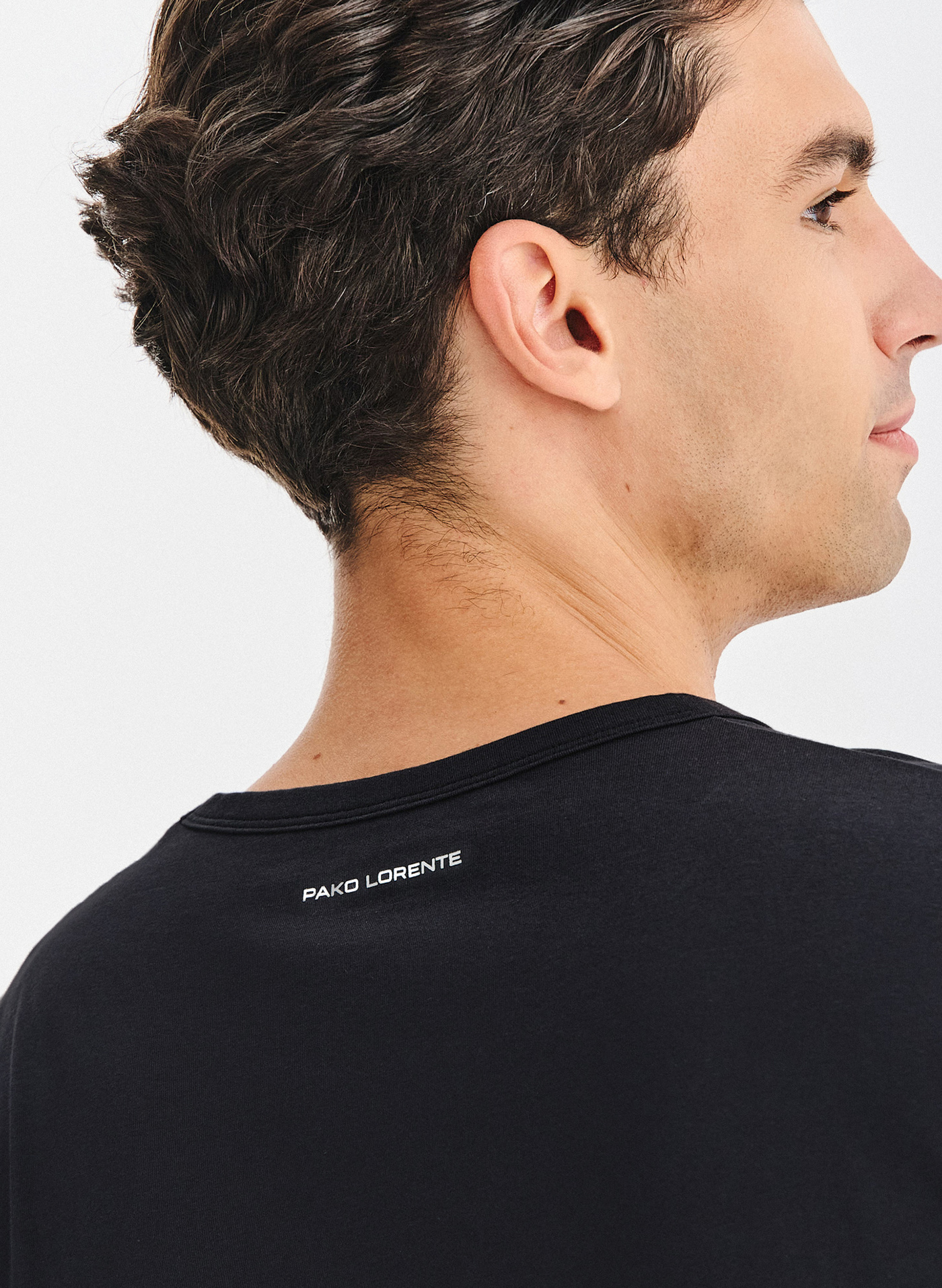 Czarna piżama męska z bawełną - Pako Lorente